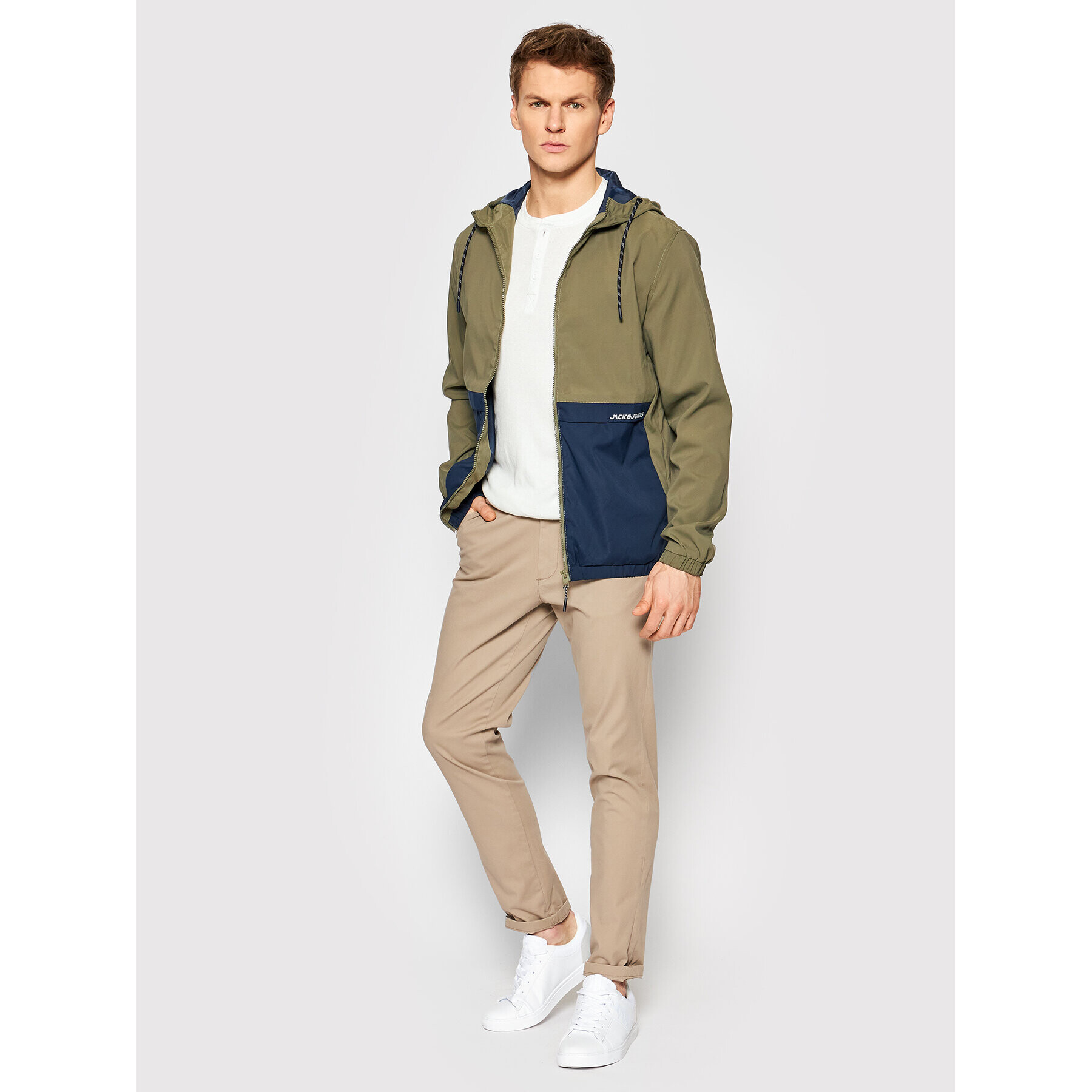 Jack&Jones Преходно яке Barton 12200636 Зелен Regular Fit - Pepit.bg