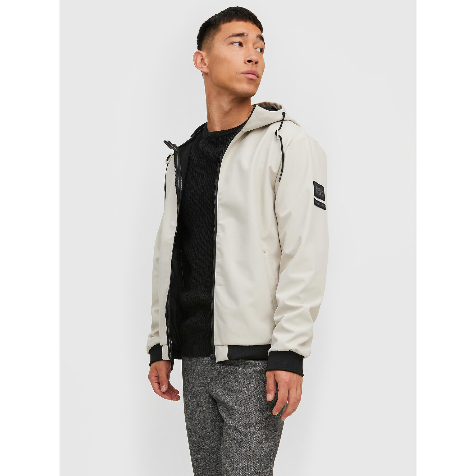 Jack&Jones Преходно яке Classic Waffle 12215818 Бежов Regular Fit - Pepit.bg