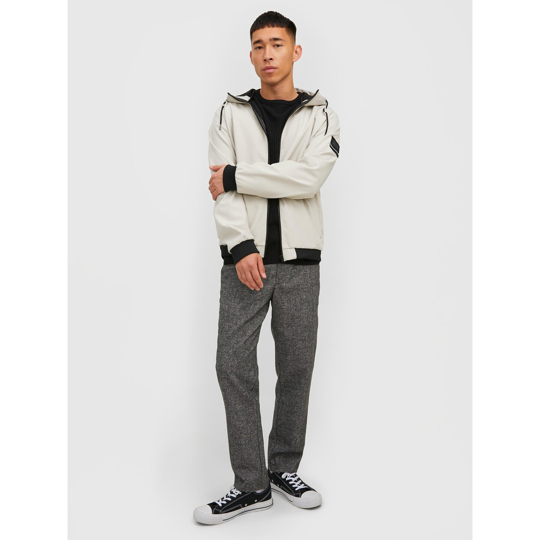 Jack&Jones Преходно яке Classic Waffle 12215818 Бежов Regular Fit - Pepit.bg