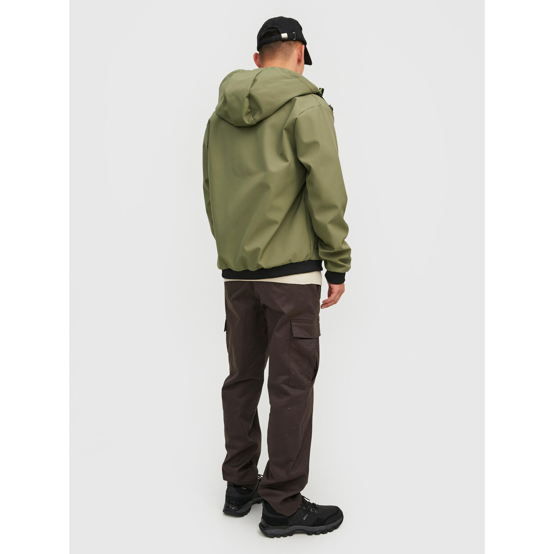Jack&Jones Преходно яке Classic Waffle 12215818 Зелен Regular Fit - Pepit.bg