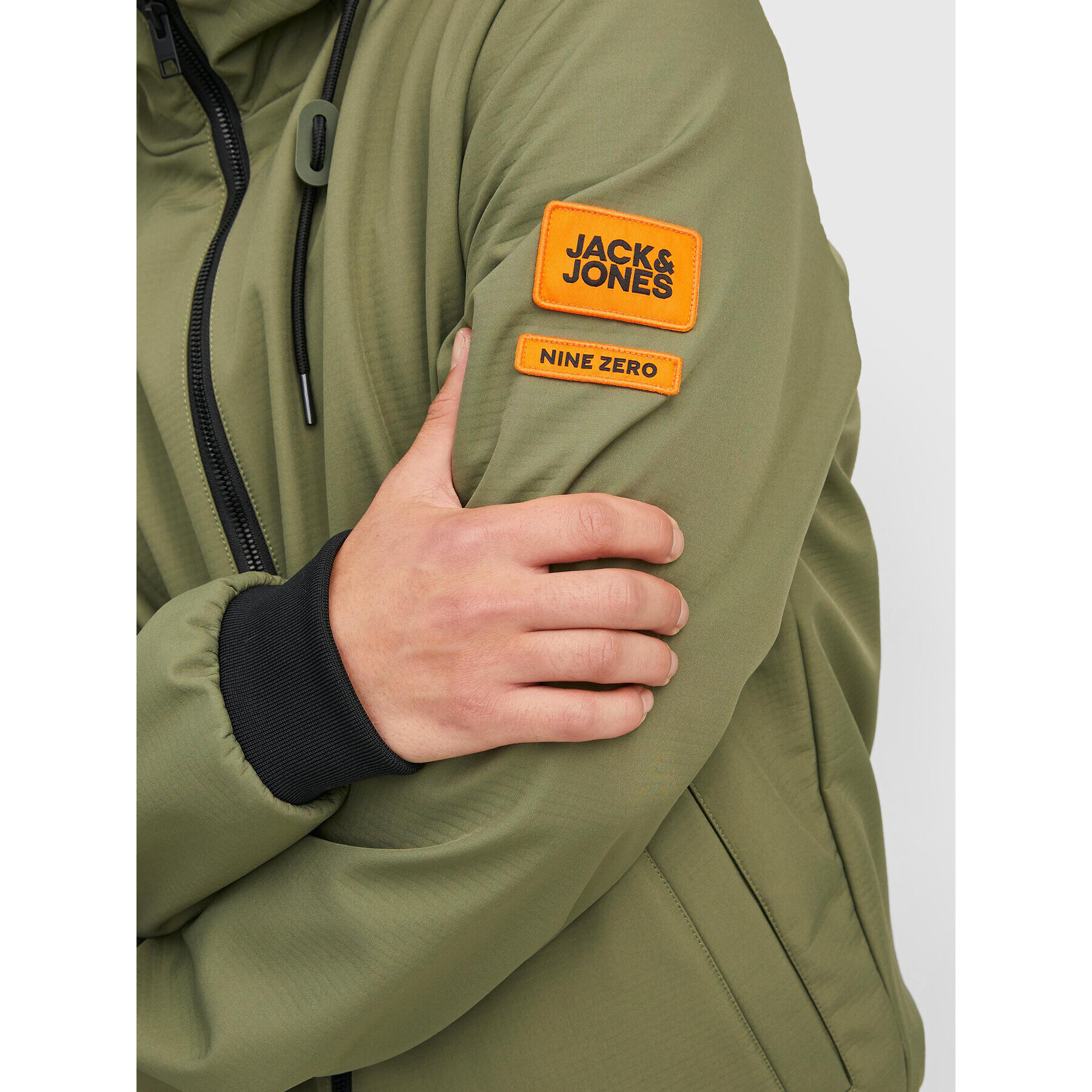 Jack&Jones Преходно яке Classic Waffle 12215818 Зелен Regular Fit - Pepit.bg