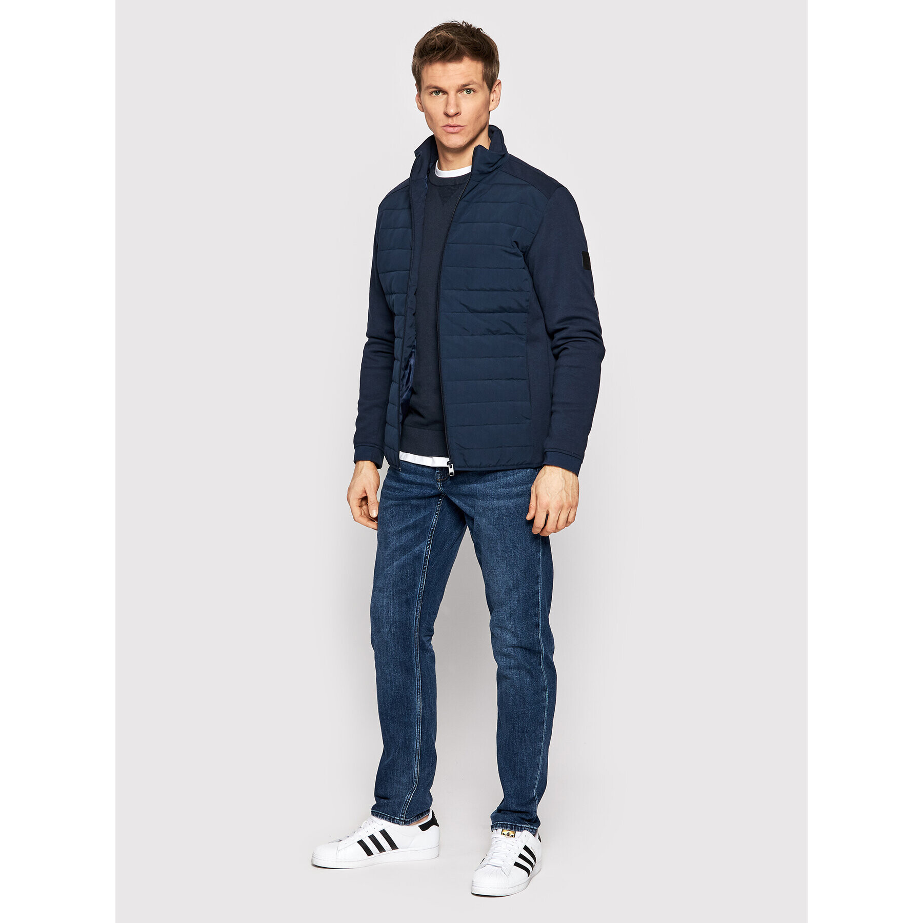 Jack&Jones Преходно яке Clay 12202968 Тъмносин Regular Fit - Pepit.bg