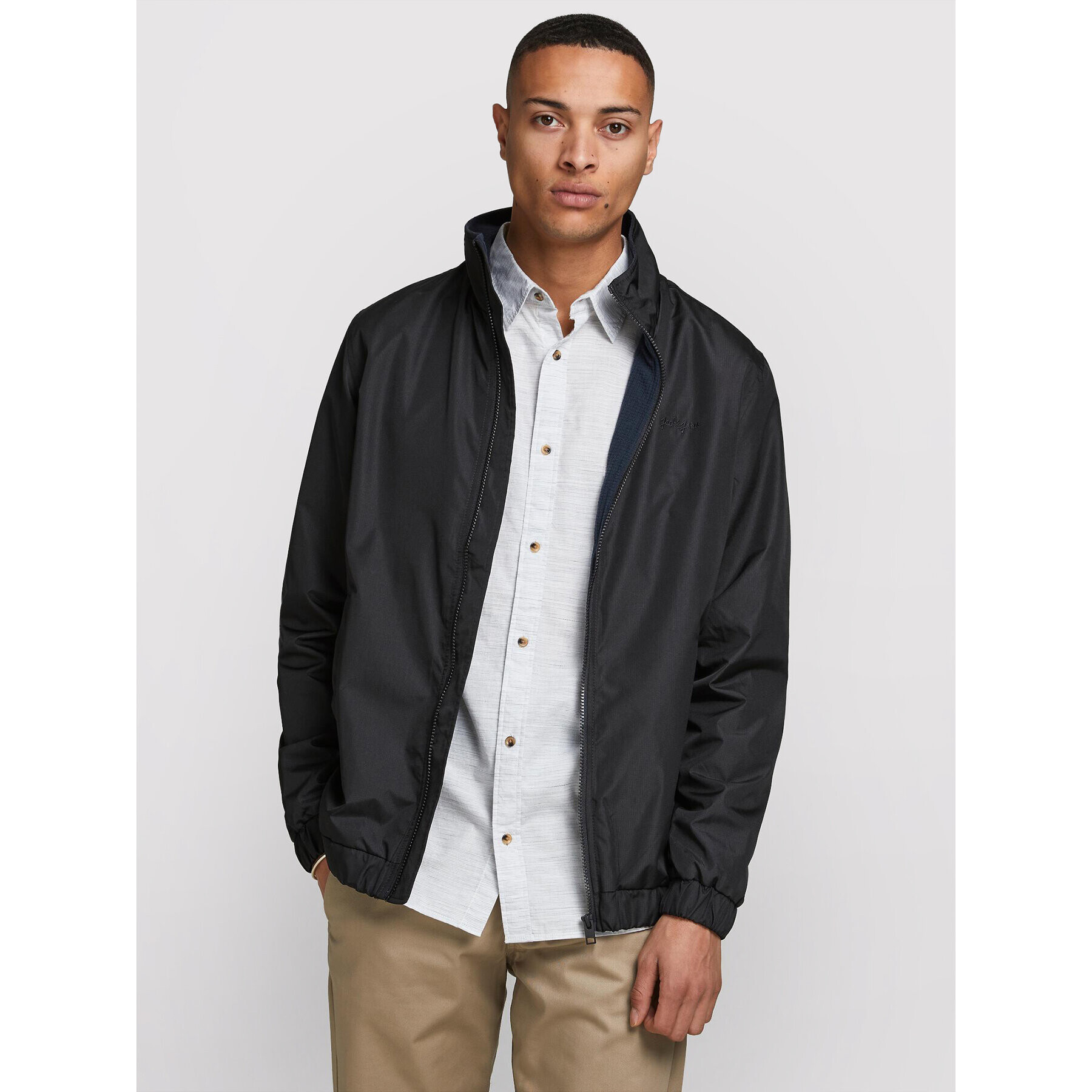 Jack&Jones Преходно яке Cooper 12184992 Черен Regular Fit - Pepit.bg