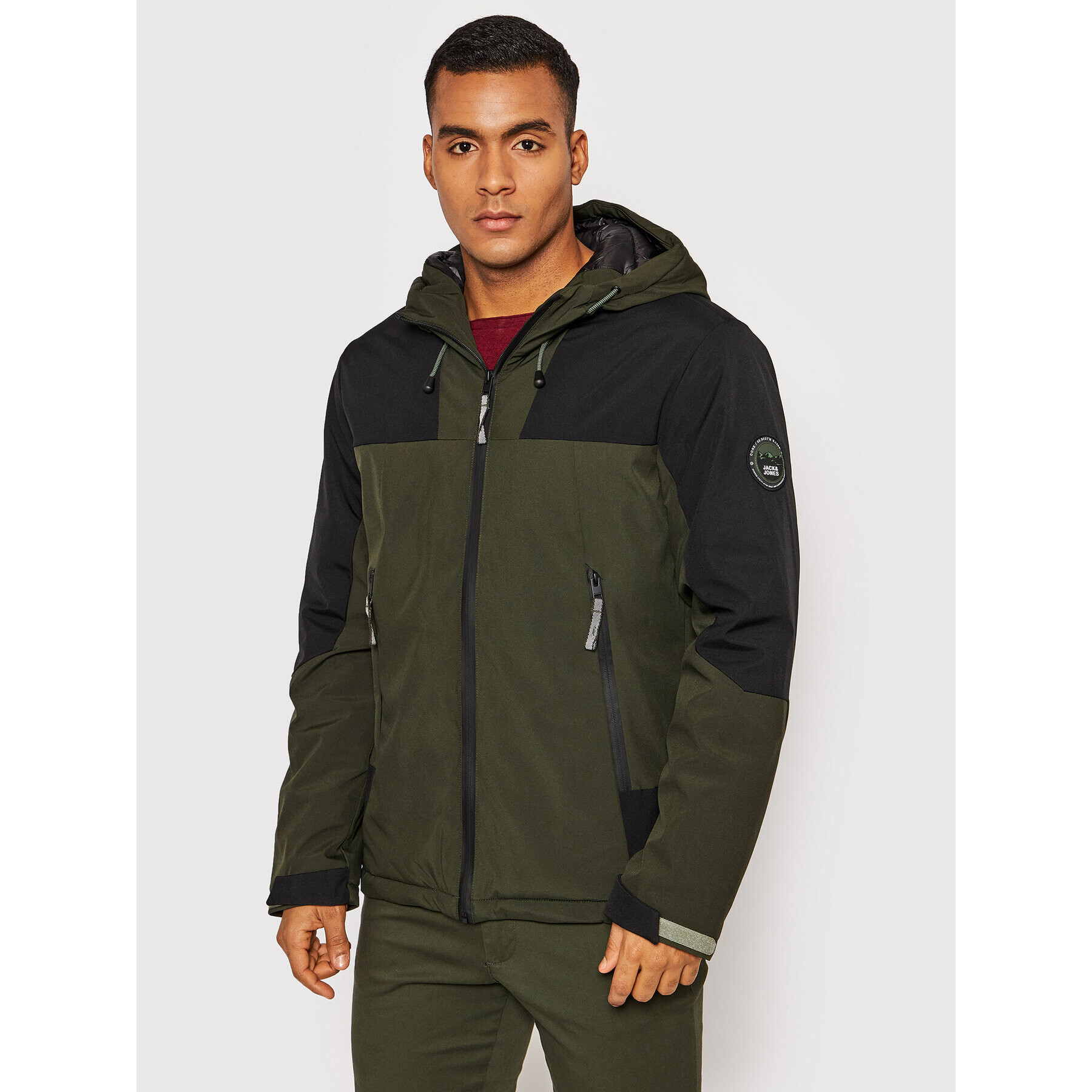 Jack&Jones Преходно яке Dexter 12193472 Зелен Regular Fit - Pepit.bg