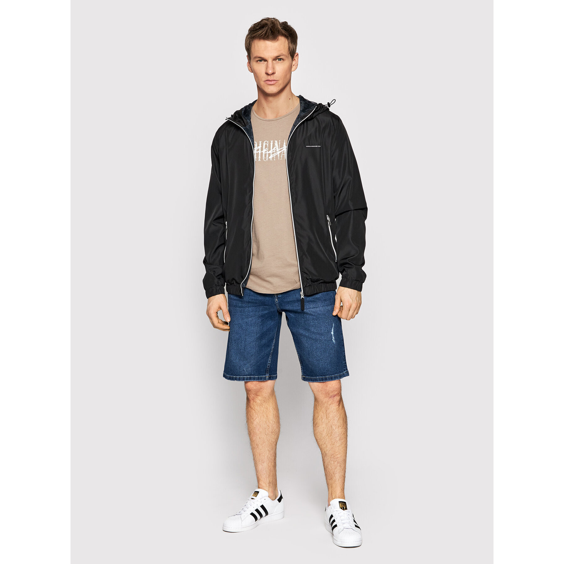 Jack&Jones Преходно яке Jungle 12203438 Черен Regular Fit - Pepit.bg