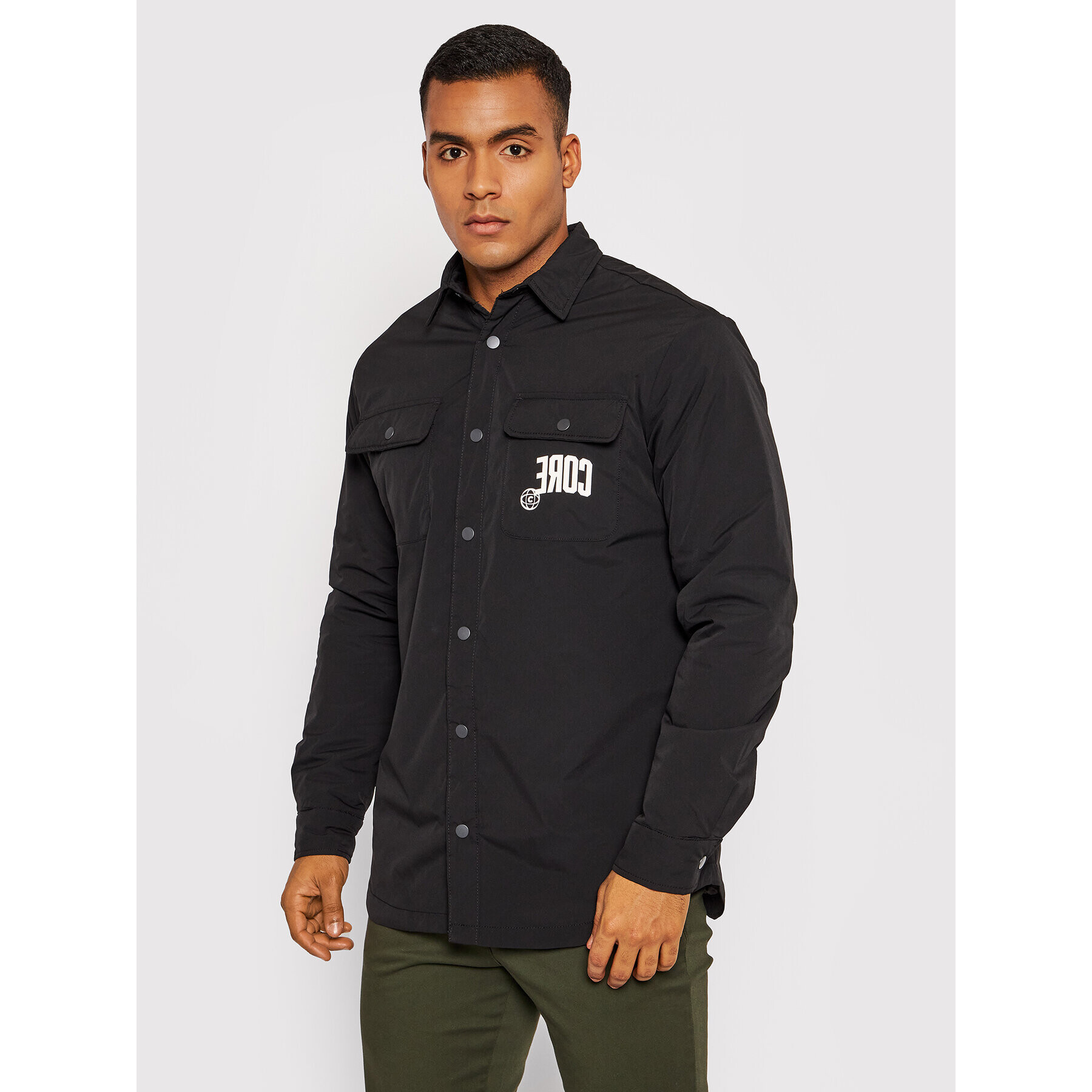 Jack&Jones Преходно яке Lett 12198394 Черен Regular Fit - Pepit.bg