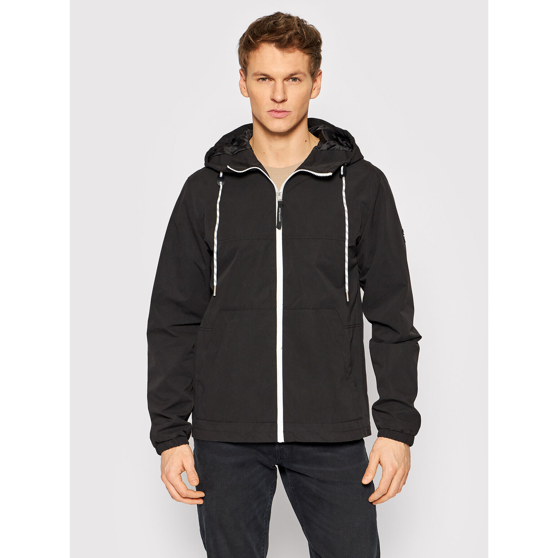 Jack&Jones Преходно яке Luke 12184996 Черен Regular Fit - Pepit.bg
