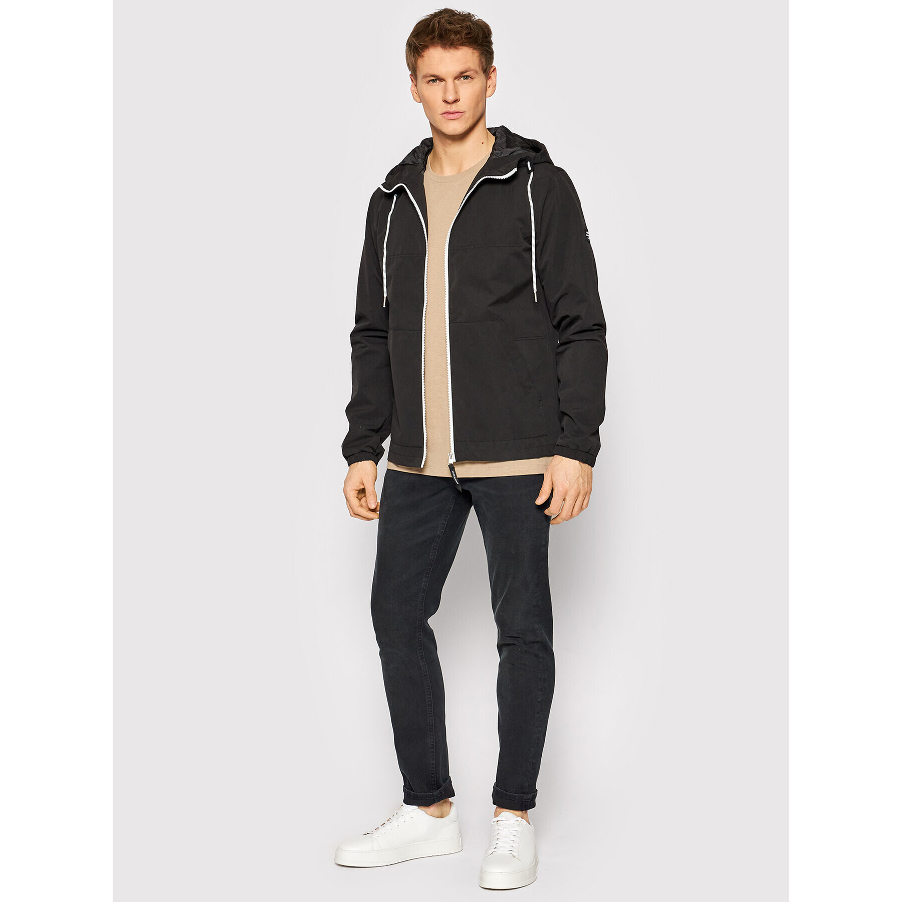 Jack&Jones Преходно яке Luke 12184996 Черен Regular Fit - Pepit.bg