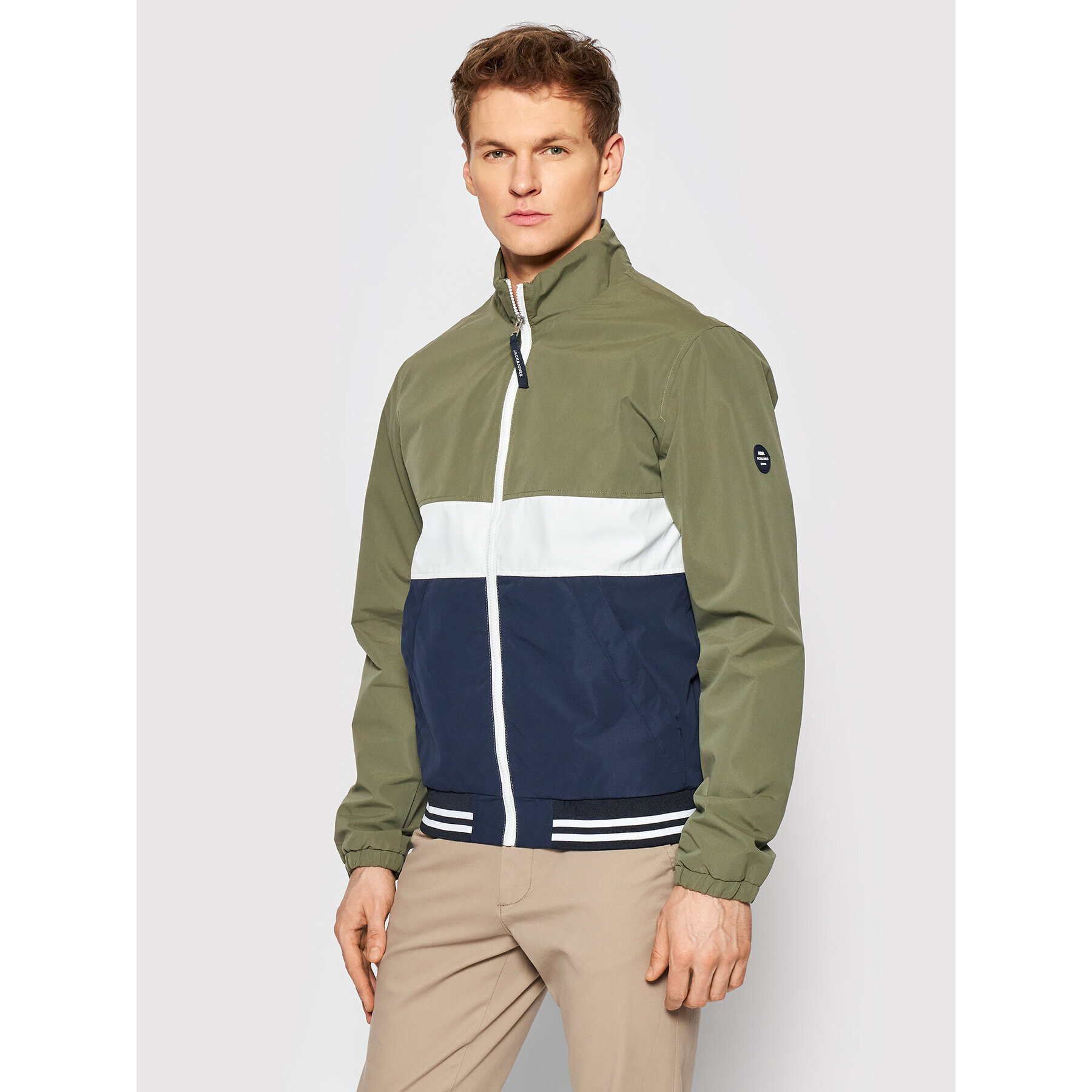 Jack&Jones Преходно яке Luke 12203397 Зелен Regular Fit - Pepit.bg