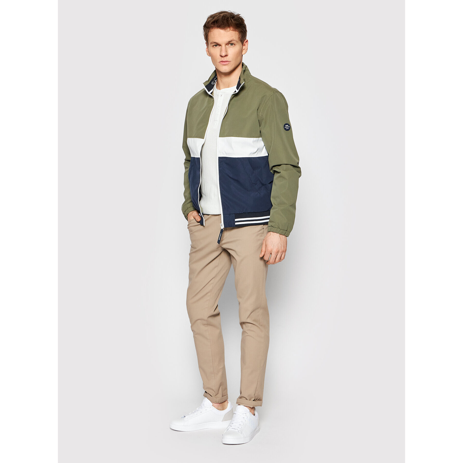Jack&Jones Преходно яке Luke 12203397 Зелен Regular Fit - Pepit.bg