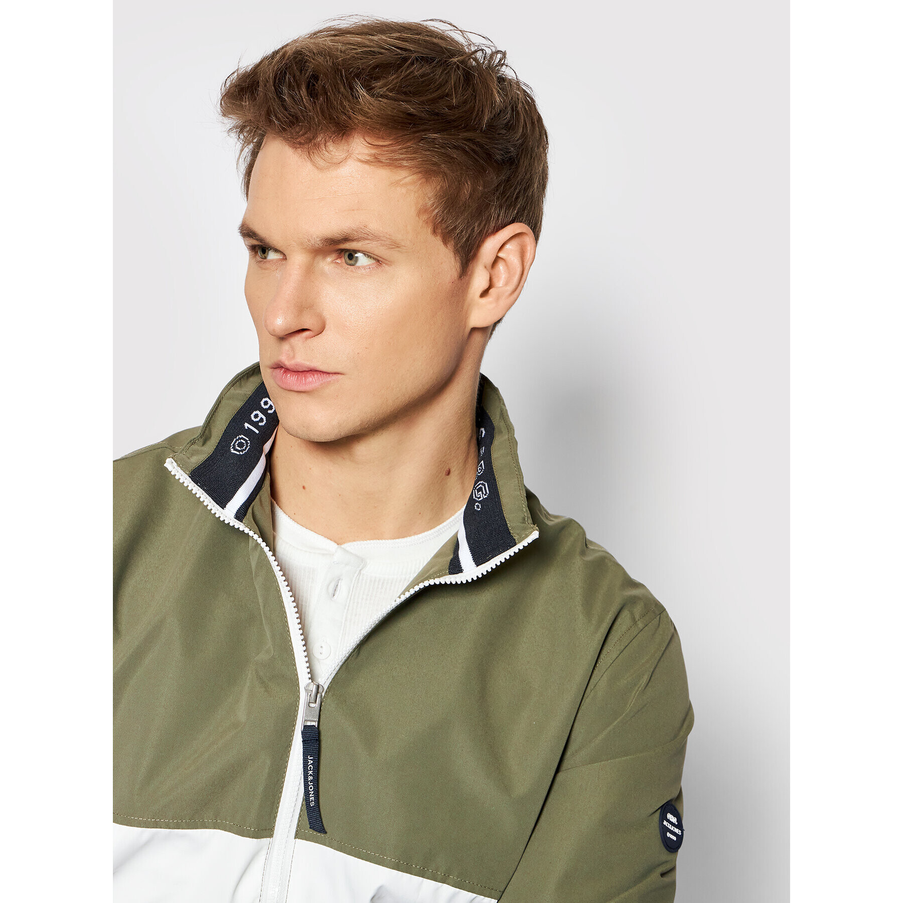 Jack&Jones Преходно яке Luke 12203397 Зелен Regular Fit - Pepit.bg