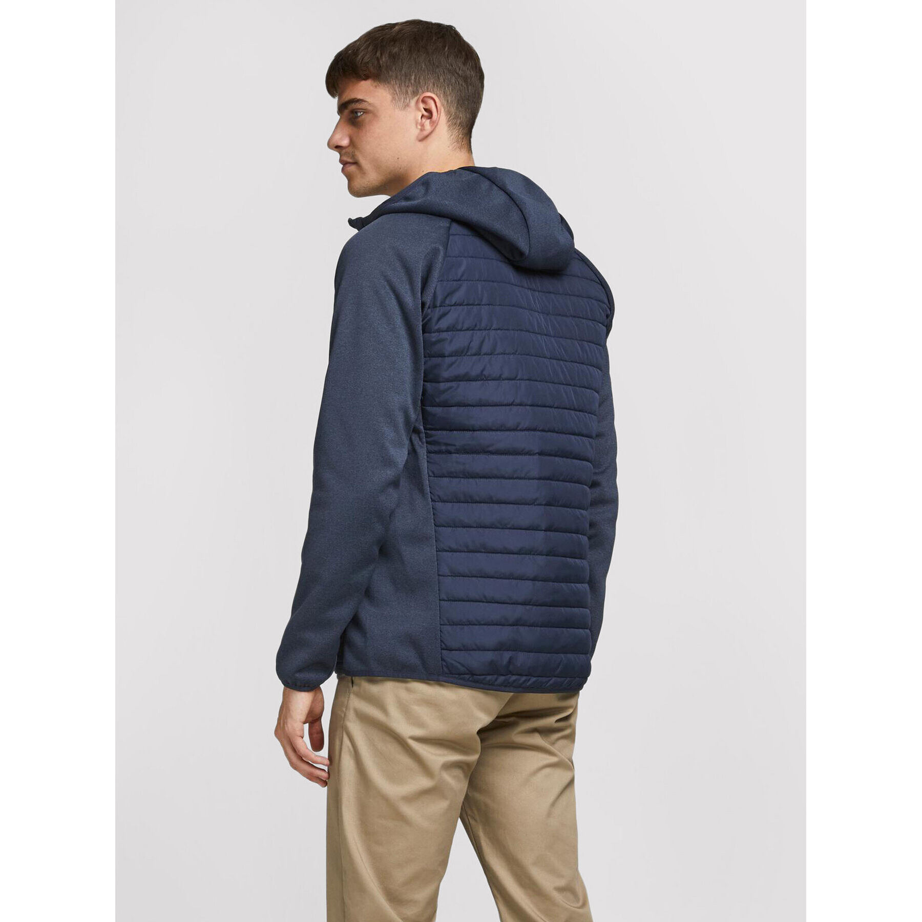 Jack&Jones Преходно яке Multi Quilted 12182242 Тъмносин Regular Fit - Pepit.bg