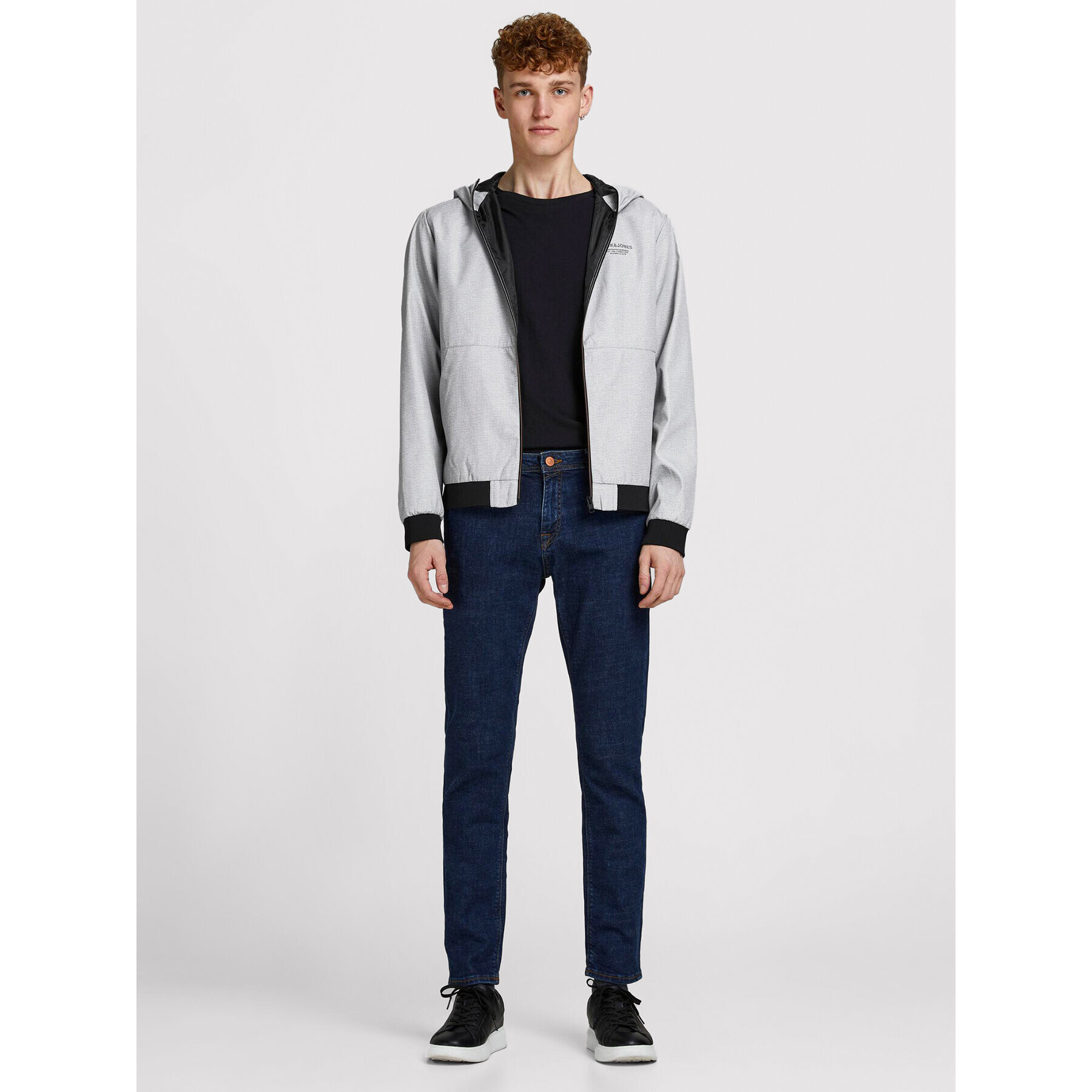 Jack&Jones Преходно яке Seam 12182243 Сив Regular Fit - Pepit.bg