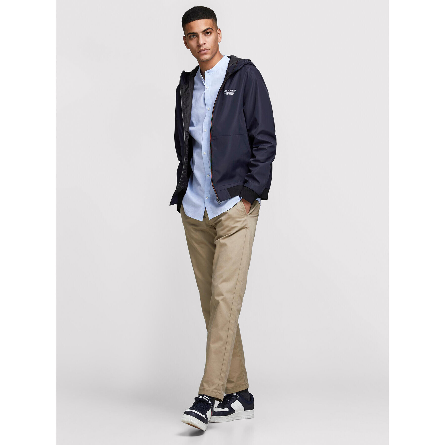 Jack&Jones Преходно яке Seam 12182243 Тъмносин Regular Fit - Pepit.bg