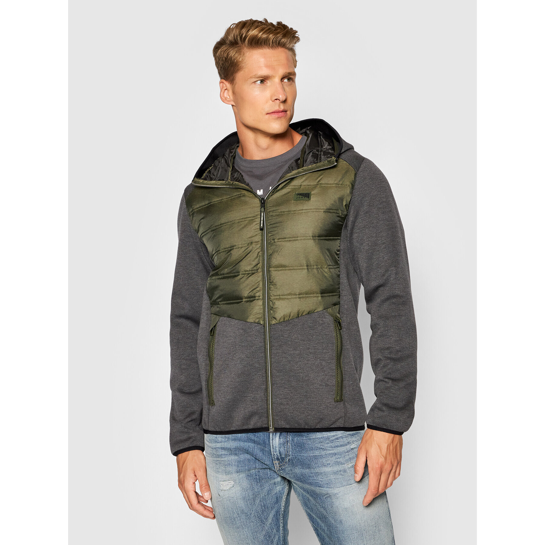 Jack&Jones Преходно яке Toby 12184739 Зелен Regular Fit - Pepit.bg