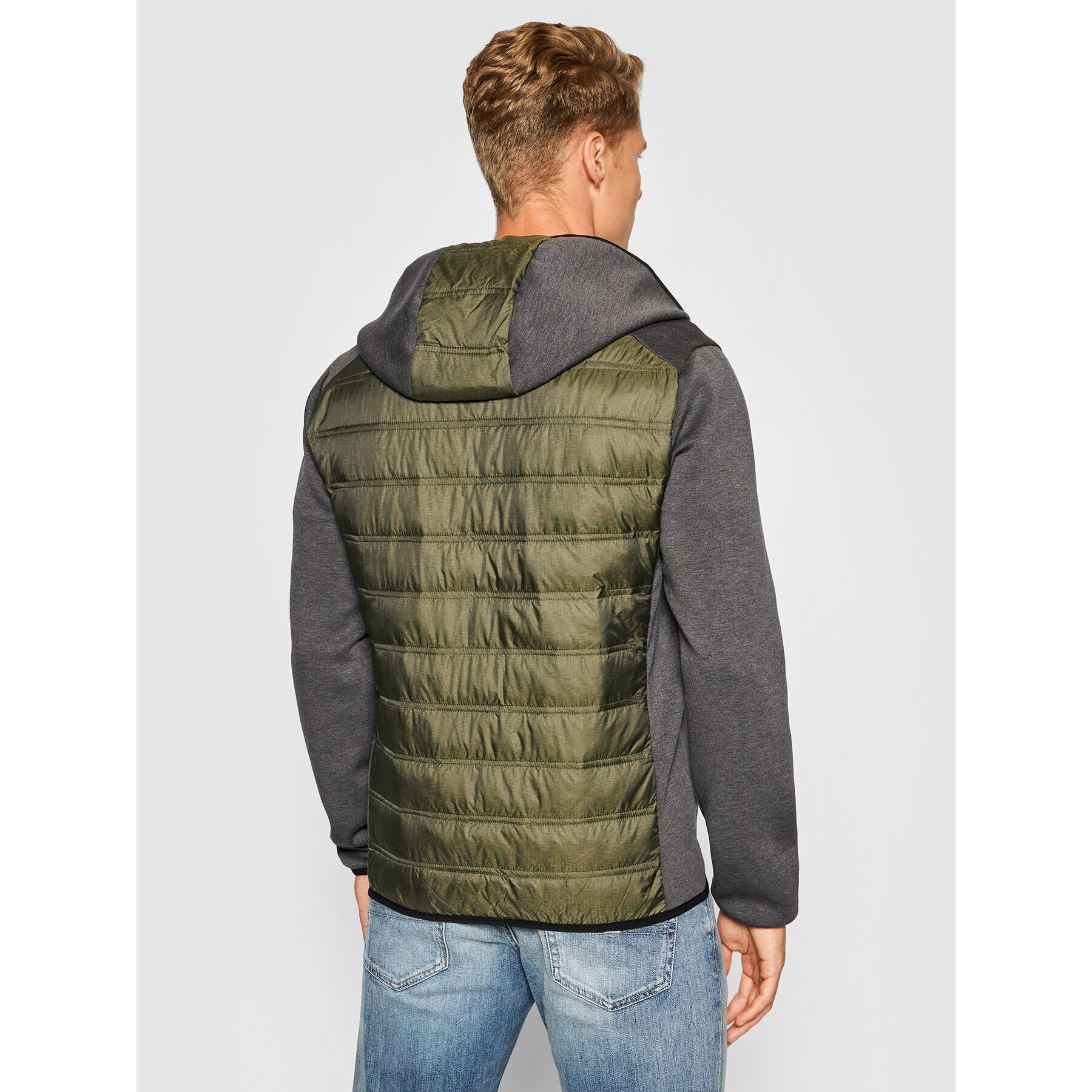 Jack&Jones Преходно яке Toby 12184739 Зелен Regular Fit - Pepit.bg