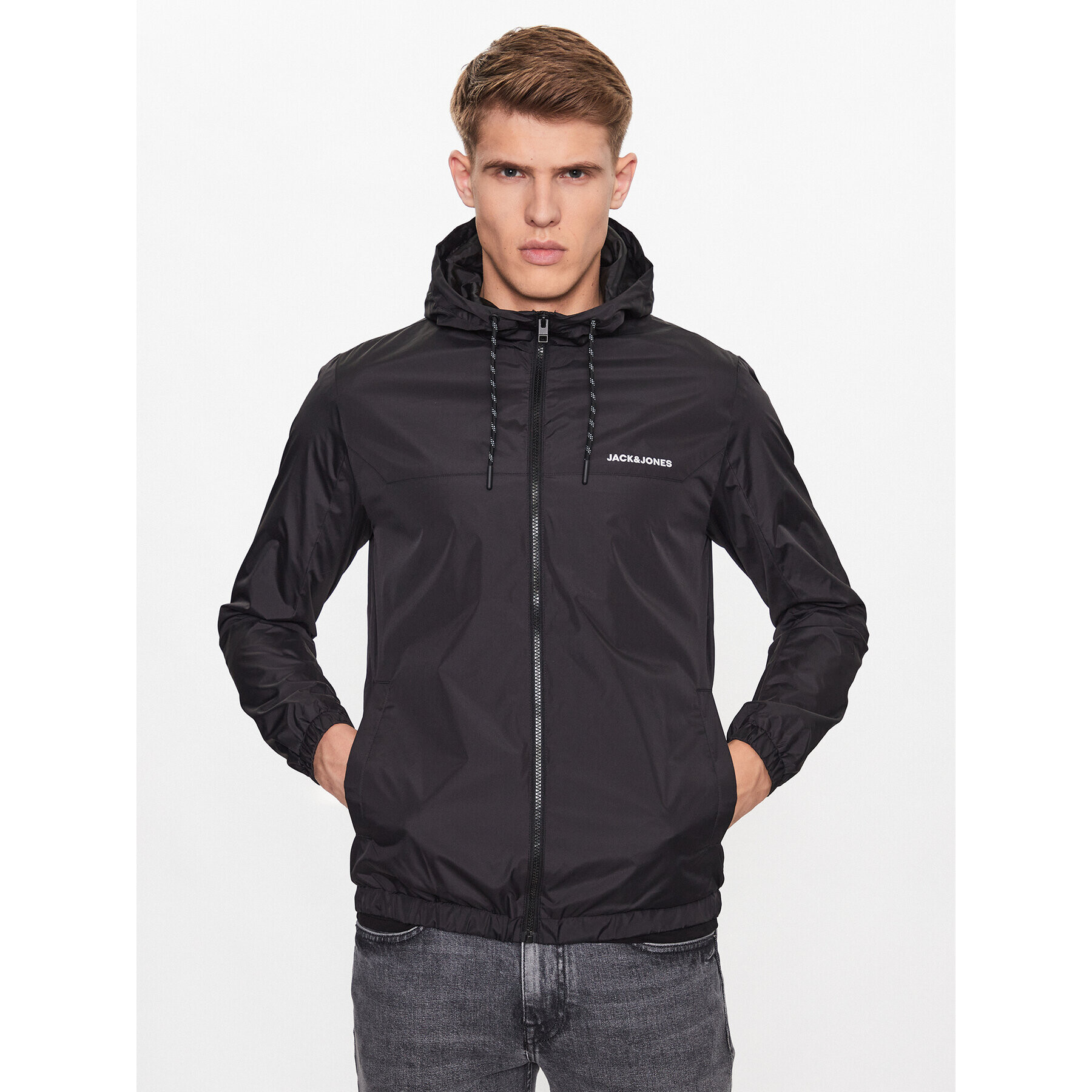 Jack&Jones Преходно яке 12223136 Черен Regular Fit - Pepit.bg