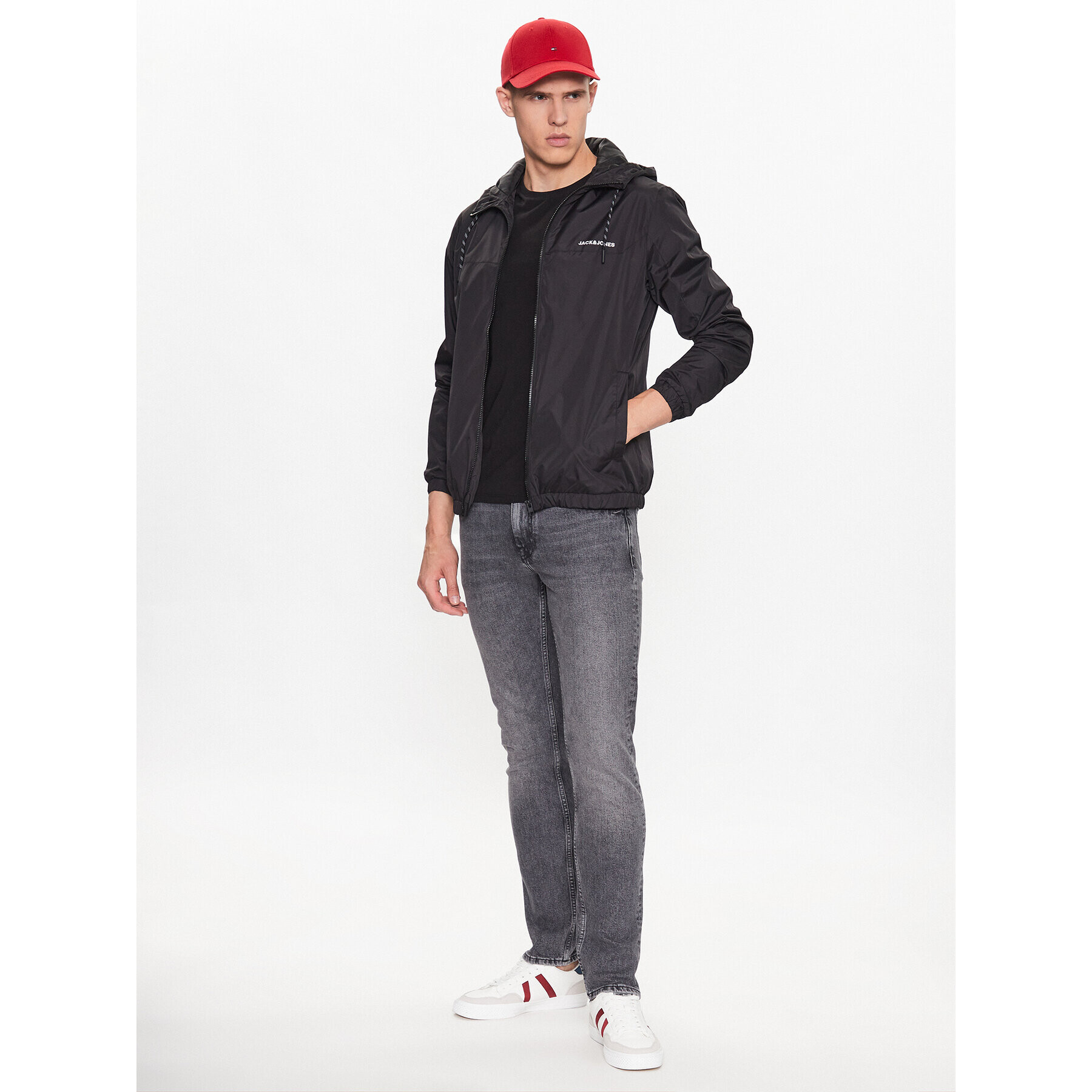 Jack&Jones Преходно яке 12223136 Черен Regular Fit - Pepit.bg