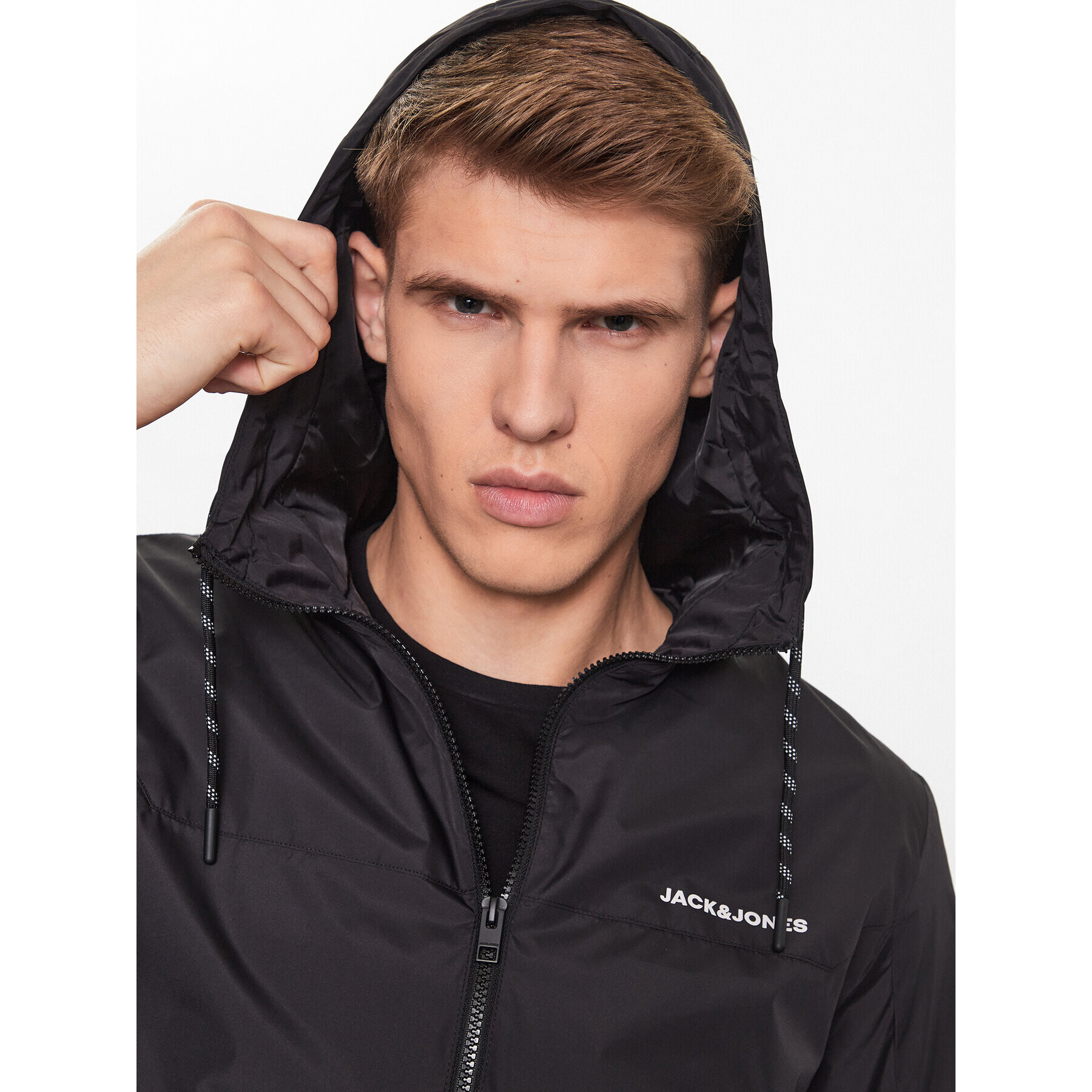 Jack&Jones Преходно яке 12223136 Черен Regular Fit - Pepit.bg