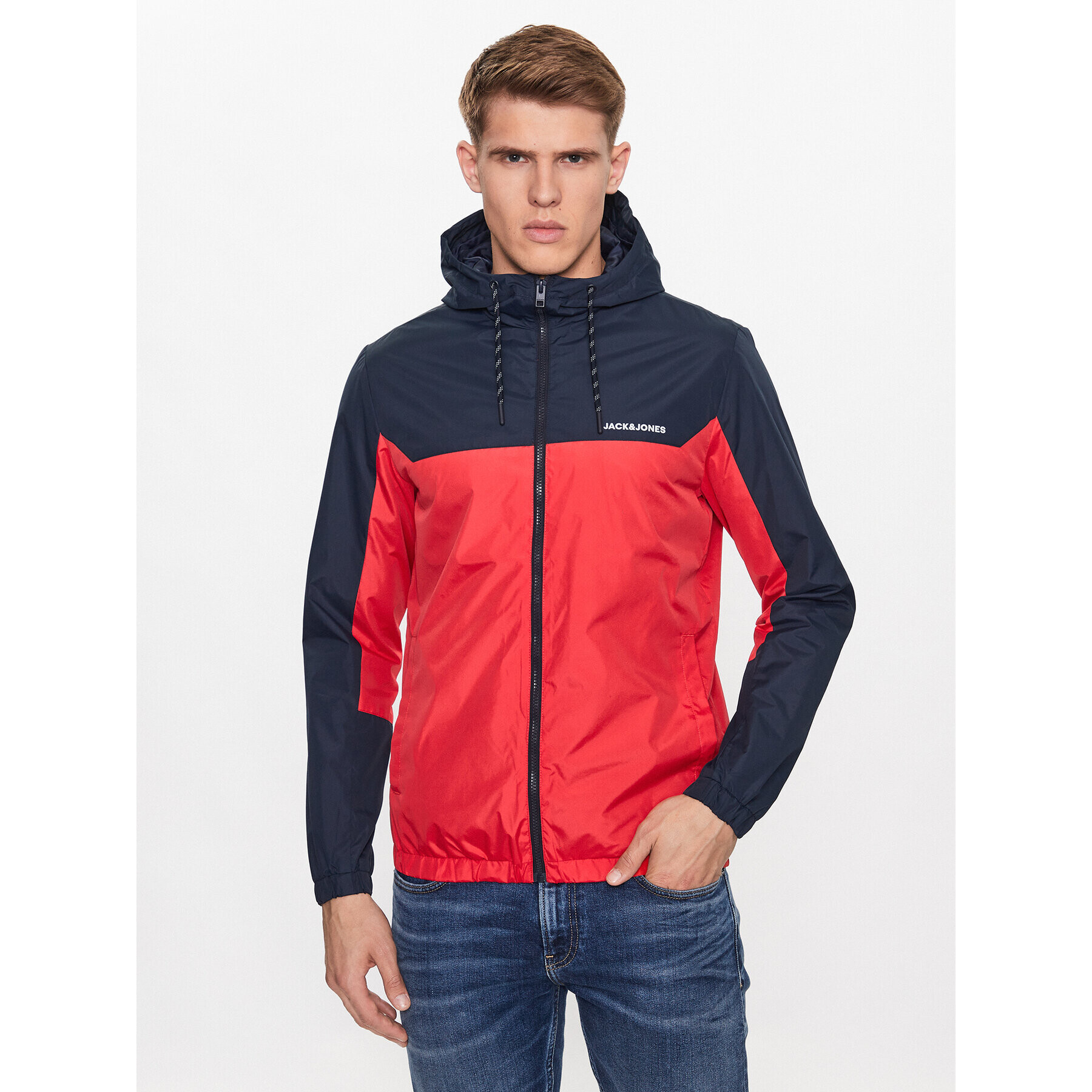 Jack&Jones Преходно яке Dover 12223136 Червен Regular Fit - Pepit.bg