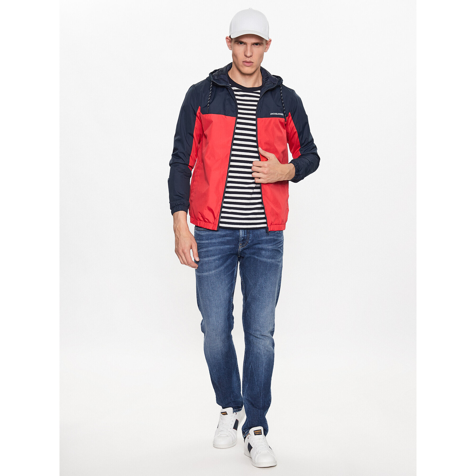 Jack&Jones Преходно яке Dover 12223136 Червен Regular Fit - Pepit.bg