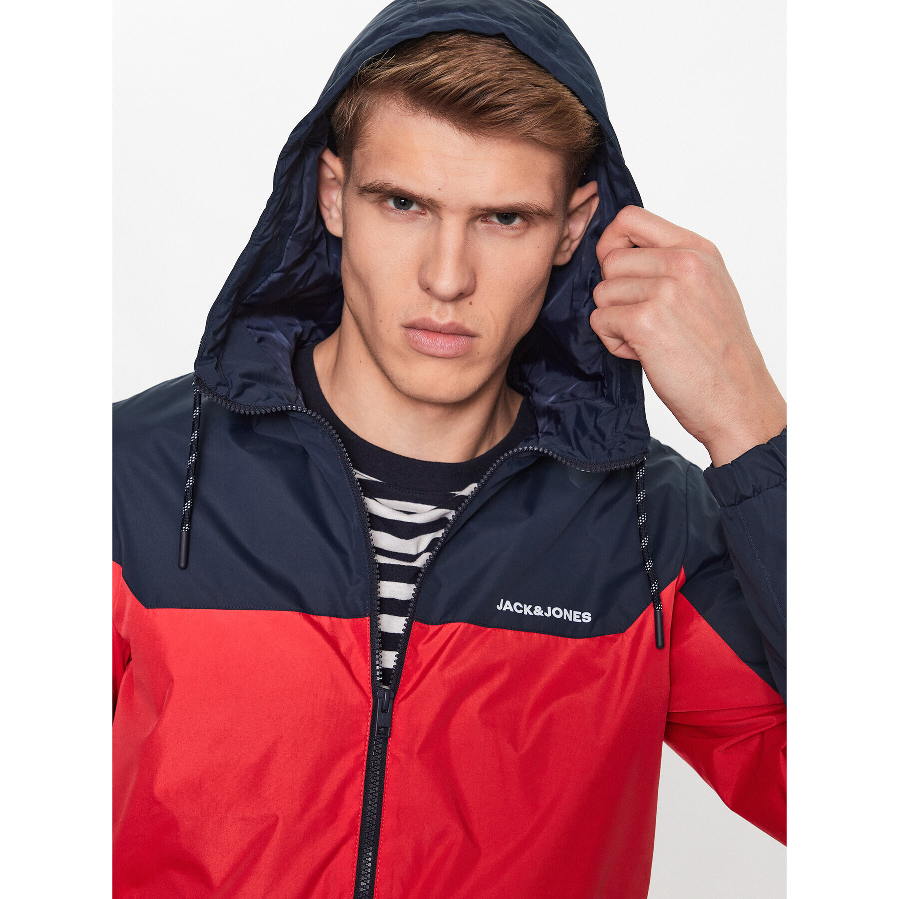 Jack&Jones Преходно яке Dover 12223136 Червен Regular Fit - Pepit.bg