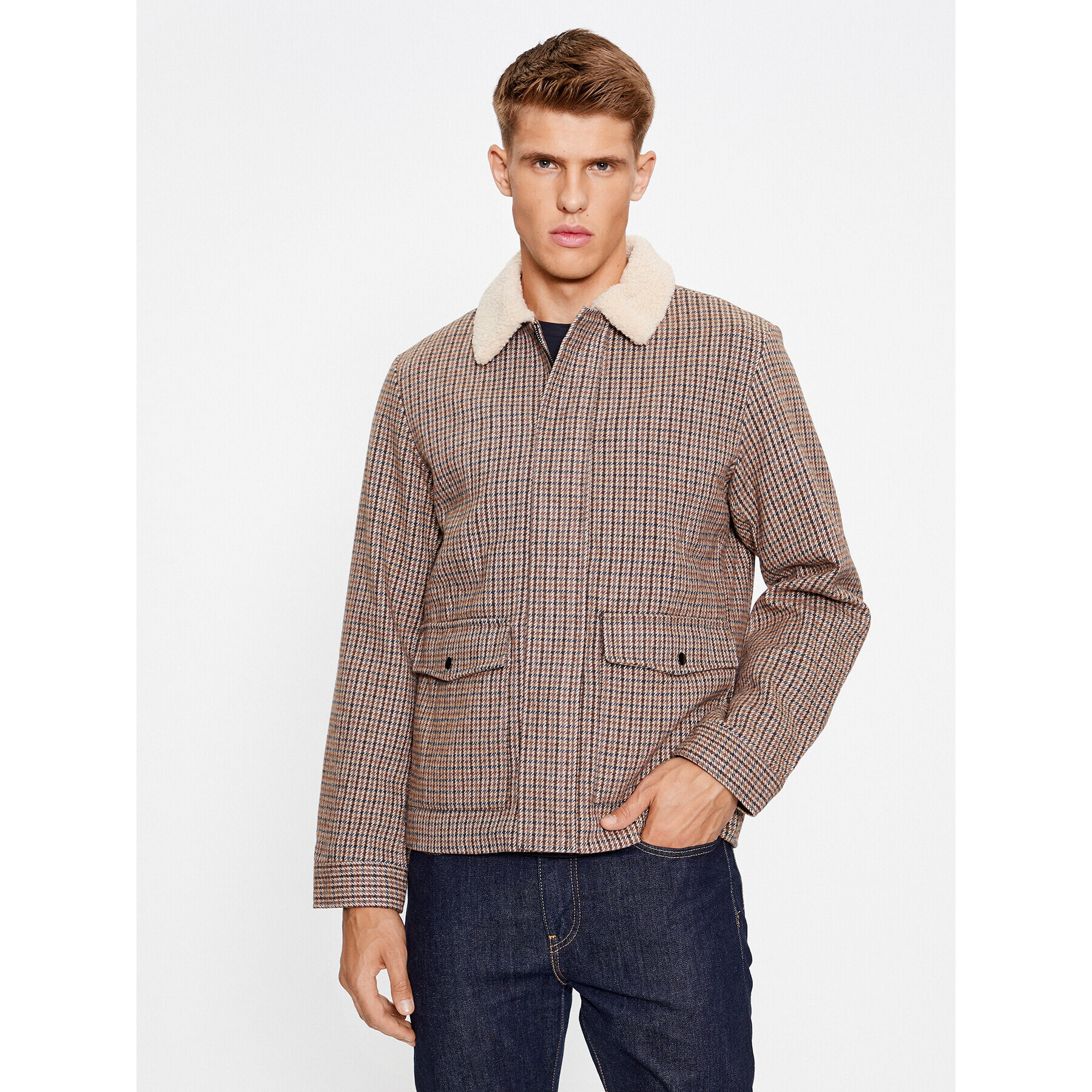 Jack&Jones Преходно яке 12236162 Бежов Regular Fit - Pepit.bg