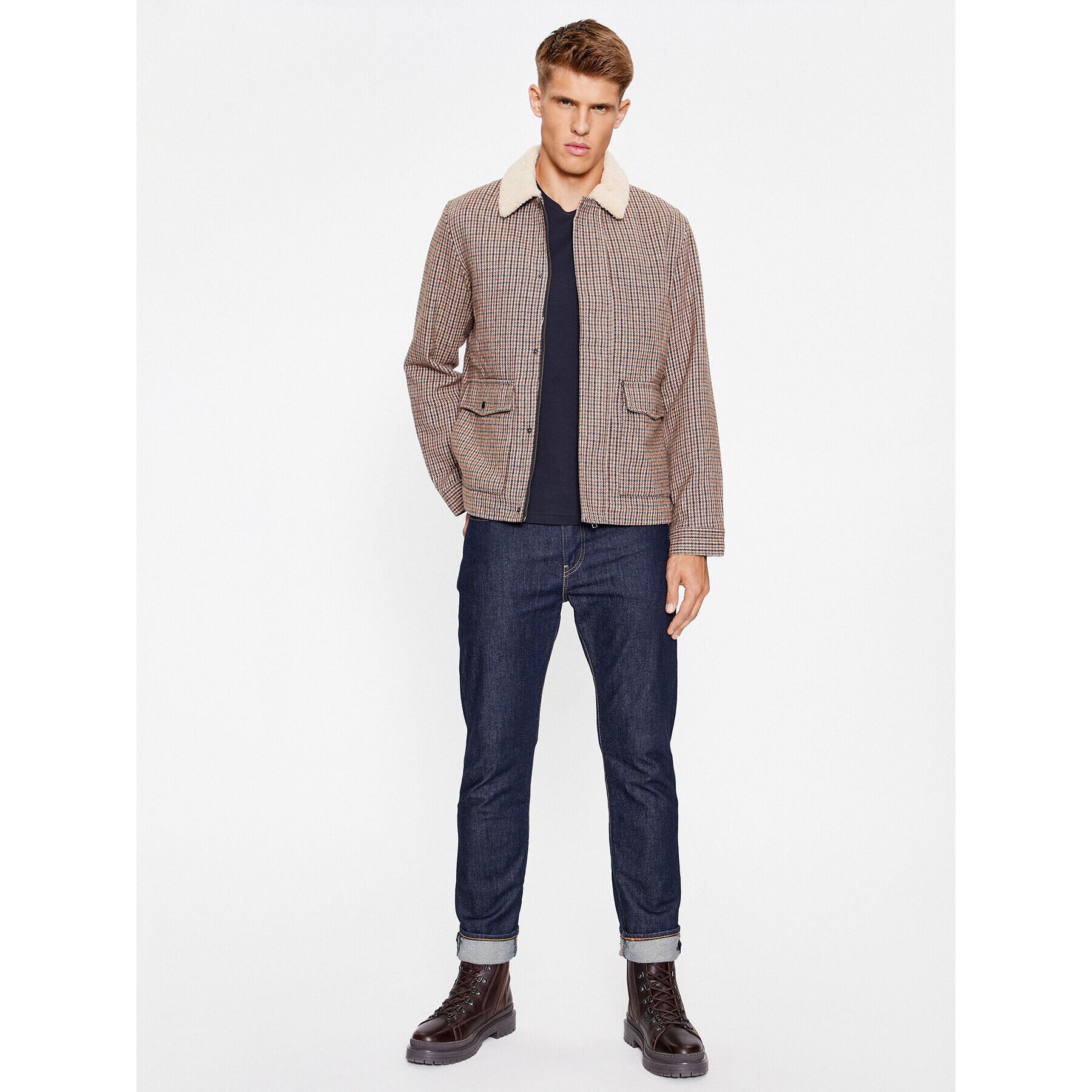 Jack&Jones Преходно яке 12236162 Бежов Regular Fit - Pepit.bg