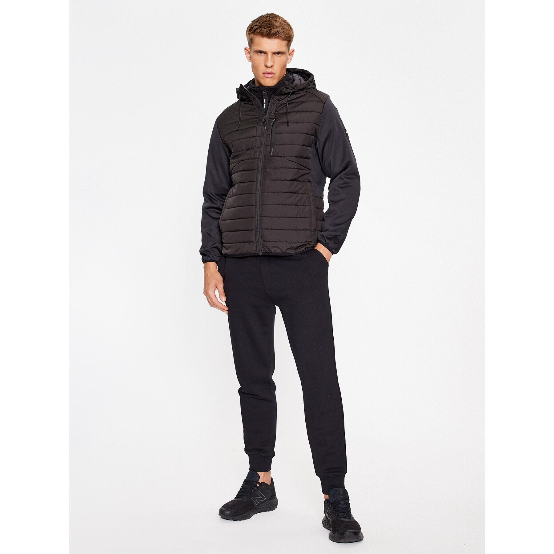 Jack&Jones Преходно яке 12237780 Черен Regular Fit - Pepit.bg