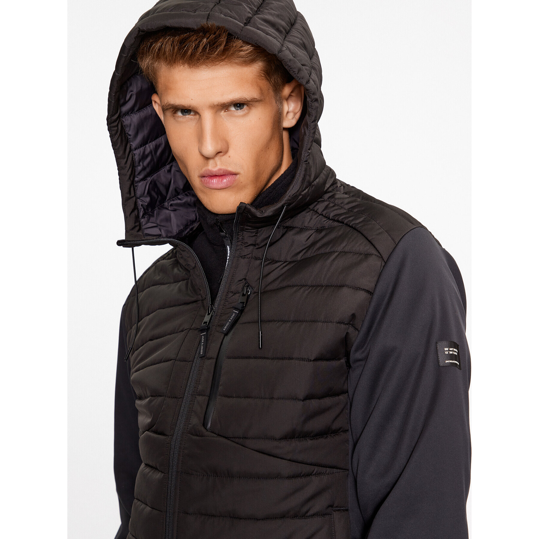 Jack&Jones Преходно яке 12237780 Черен Regular Fit - Pepit.bg