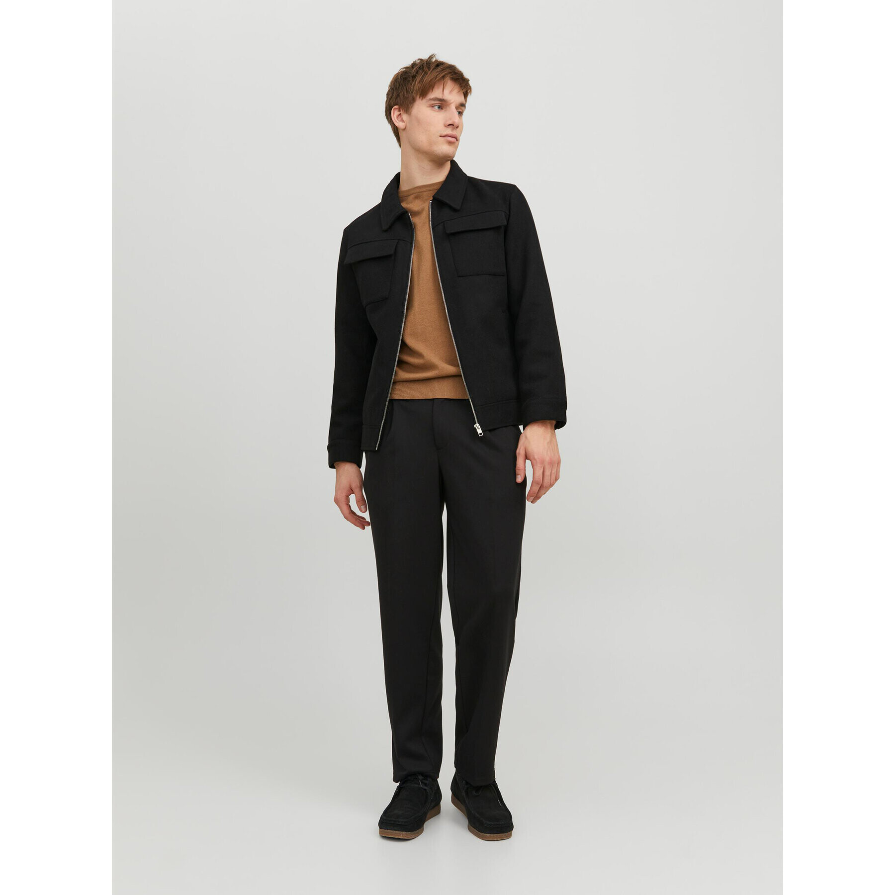 Jack&Jones Преходно яке 12239005 Черен Regular Fit - Pepit.bg
