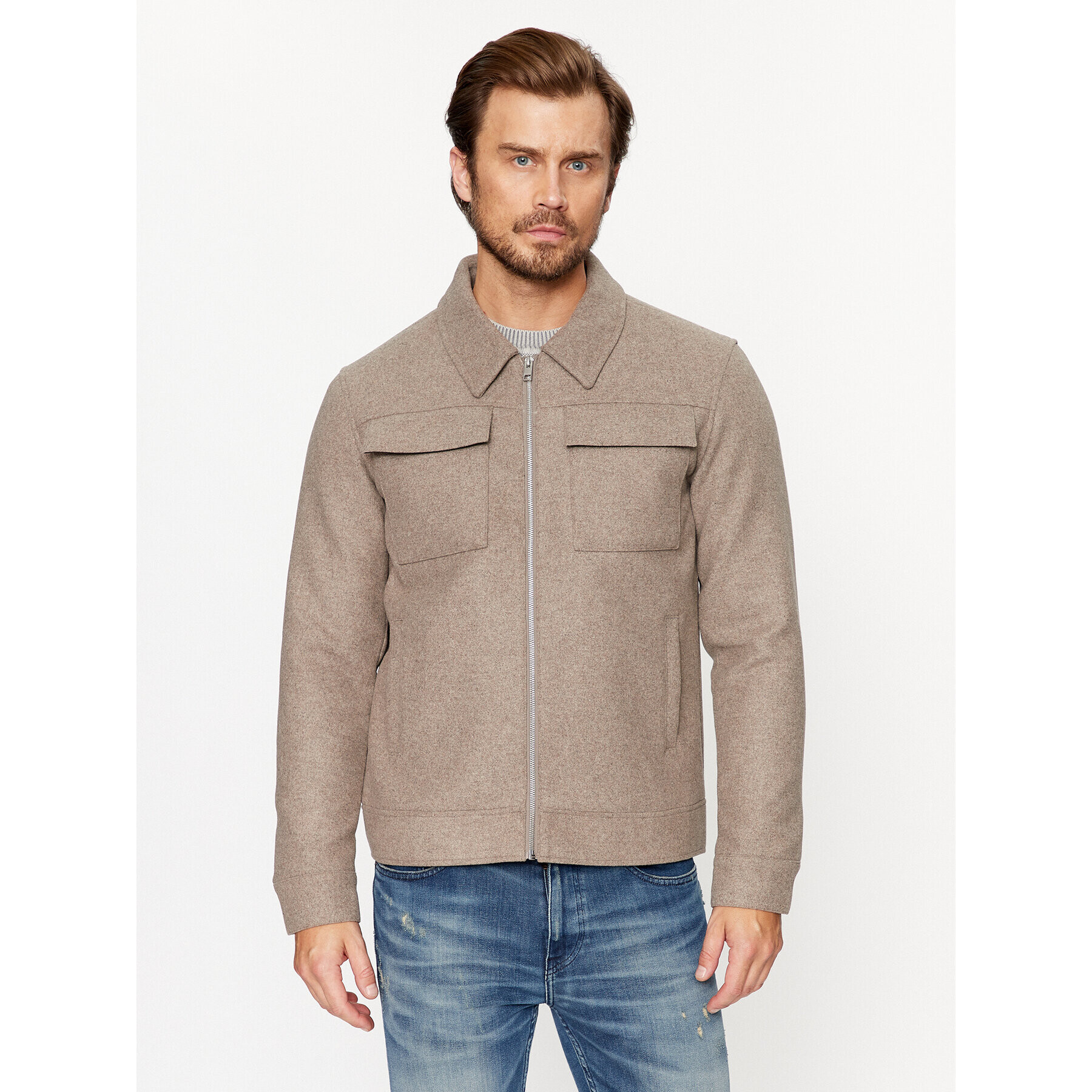 Jack&Jones Преходно яке Morrison 12239005 Сив Regular Fit - Pepit.bg
