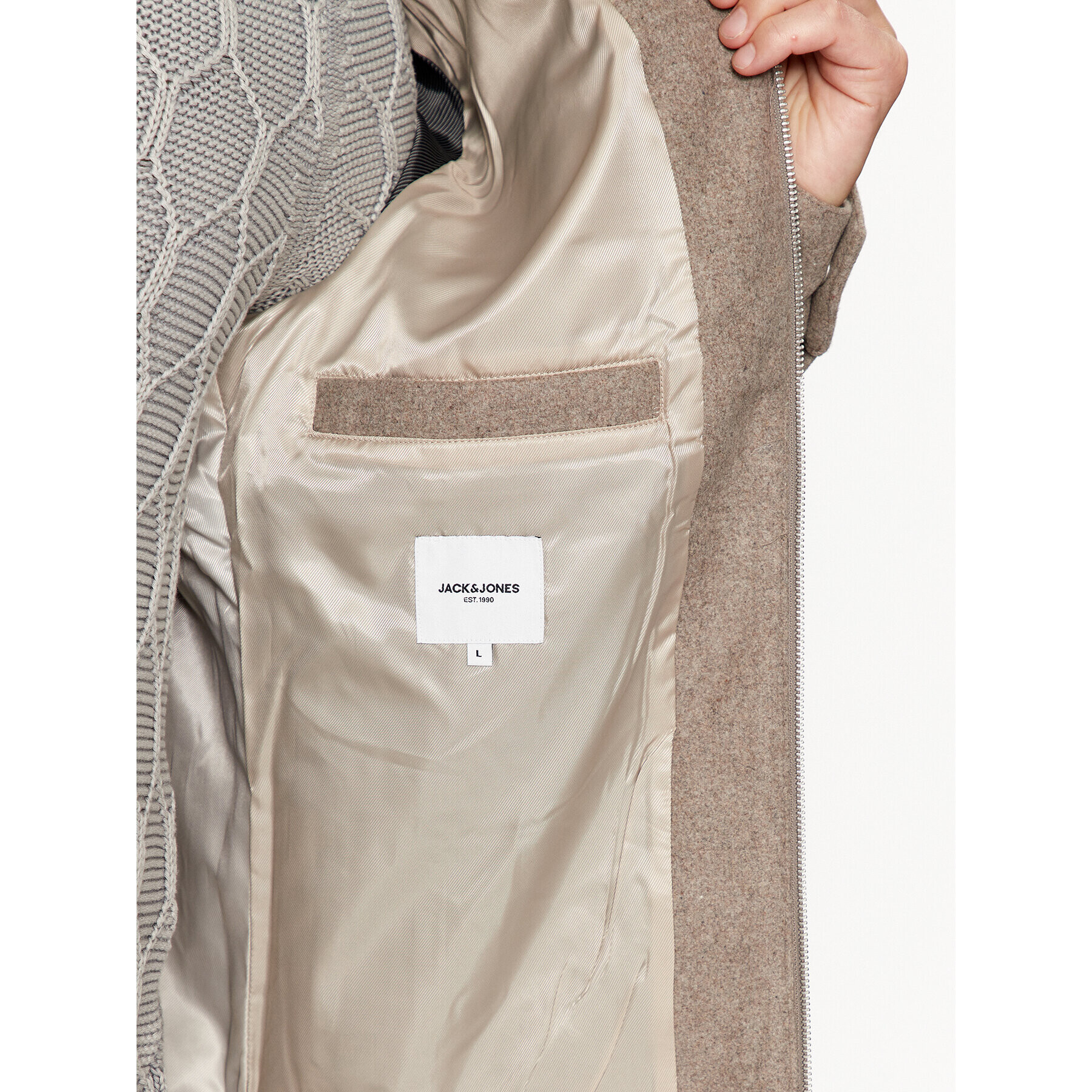 Jack&Jones Преходно яке Morrison 12239005 Сив Regular Fit - Pepit.bg