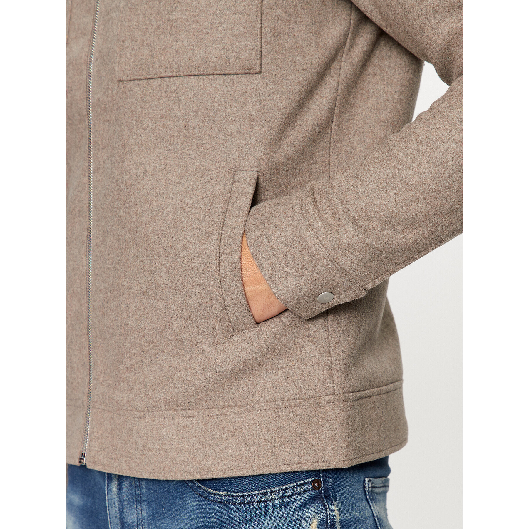 Jack&Jones Преходно яке Morrison 12239005 Сив Regular Fit - Pepit.bg