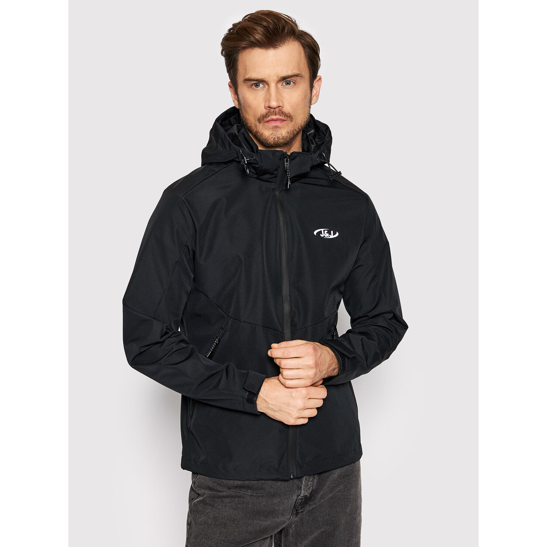 Jack&Jones Преходно яке Air 12205626 Черен Regular Fit - Pepit.bg