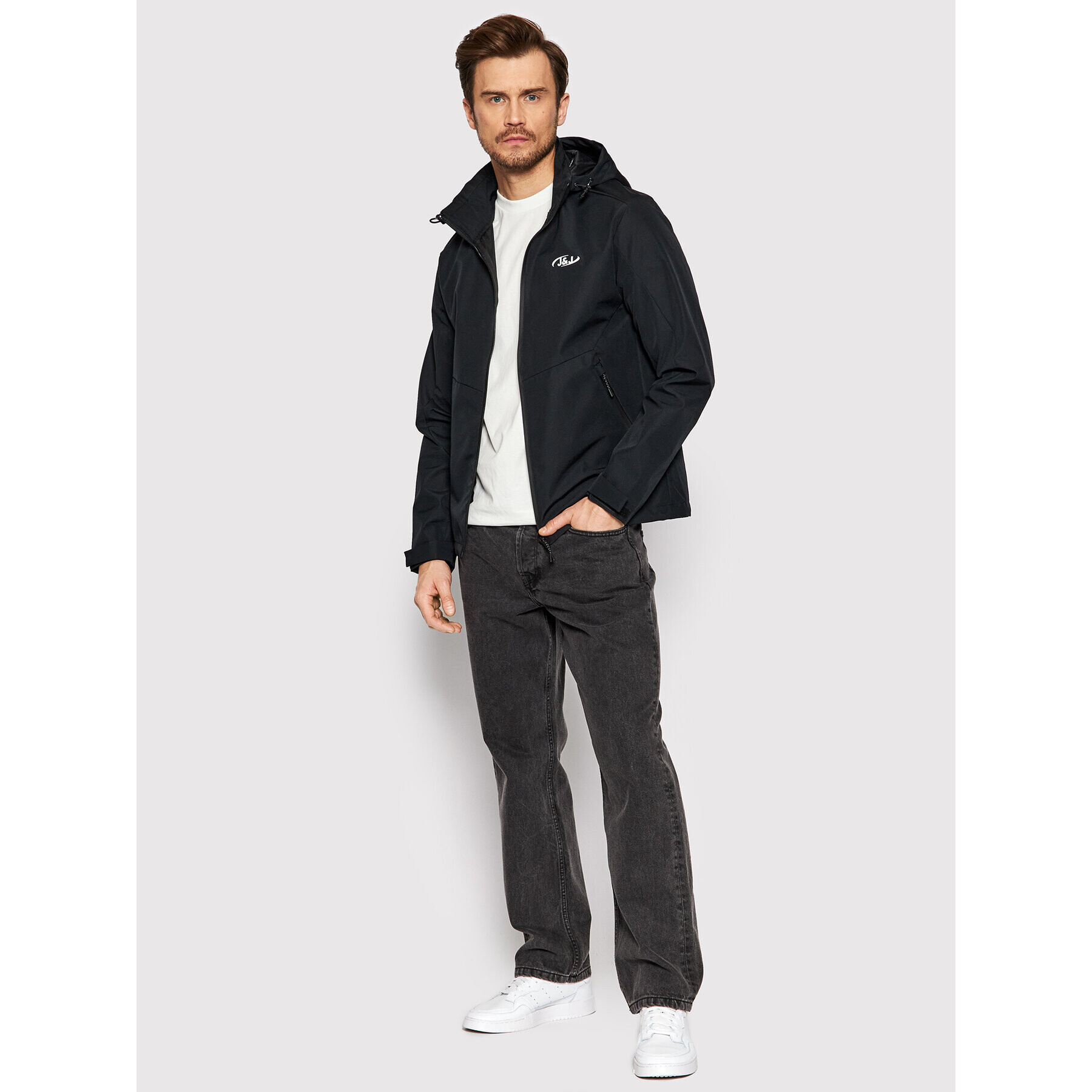 Jack&Jones Преходно яке Air 12205626 Черен Regular Fit - Pepit.bg