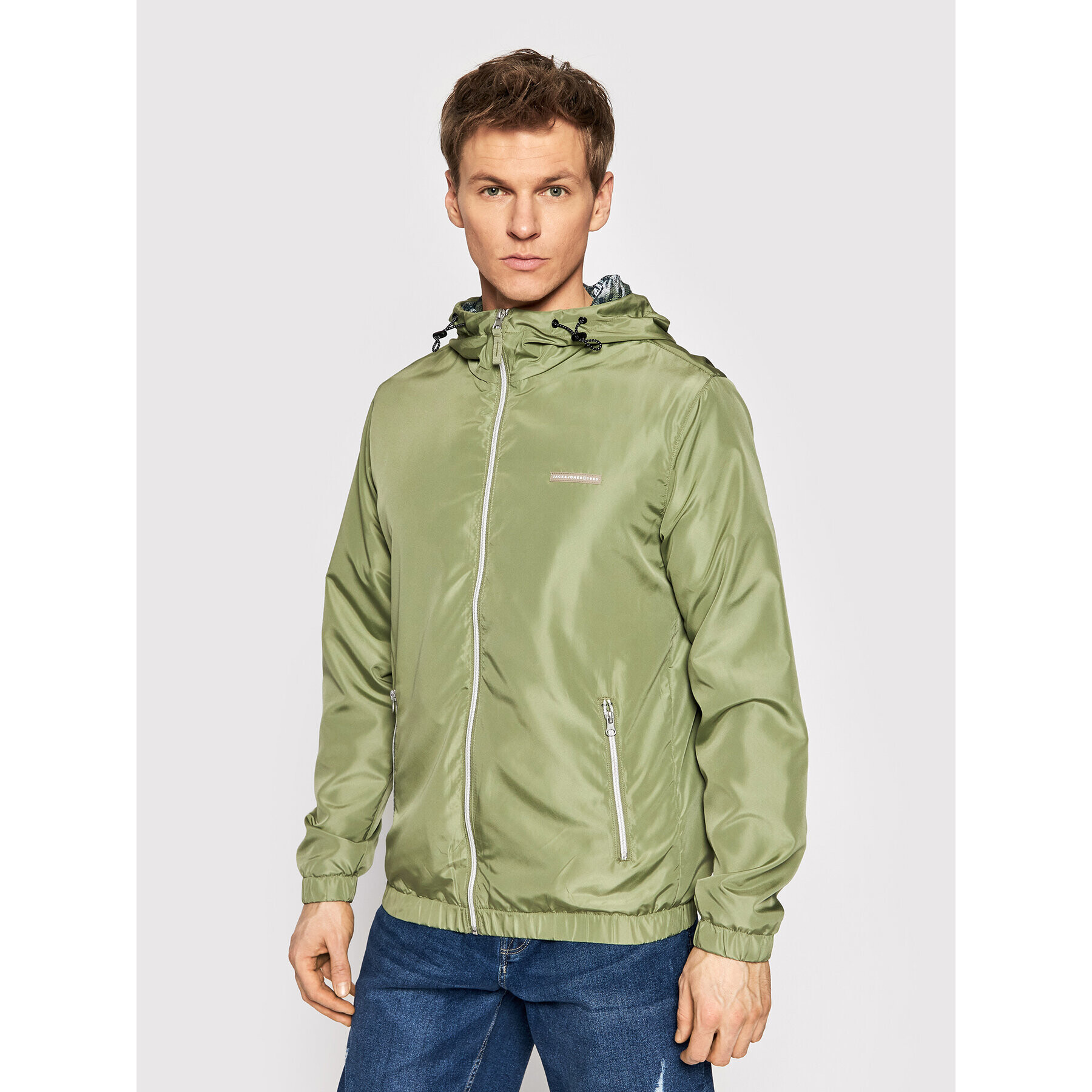 Jack&Jones Преходно яке Jungle 12203438 Зелен Regular Fit - Pepit.bg