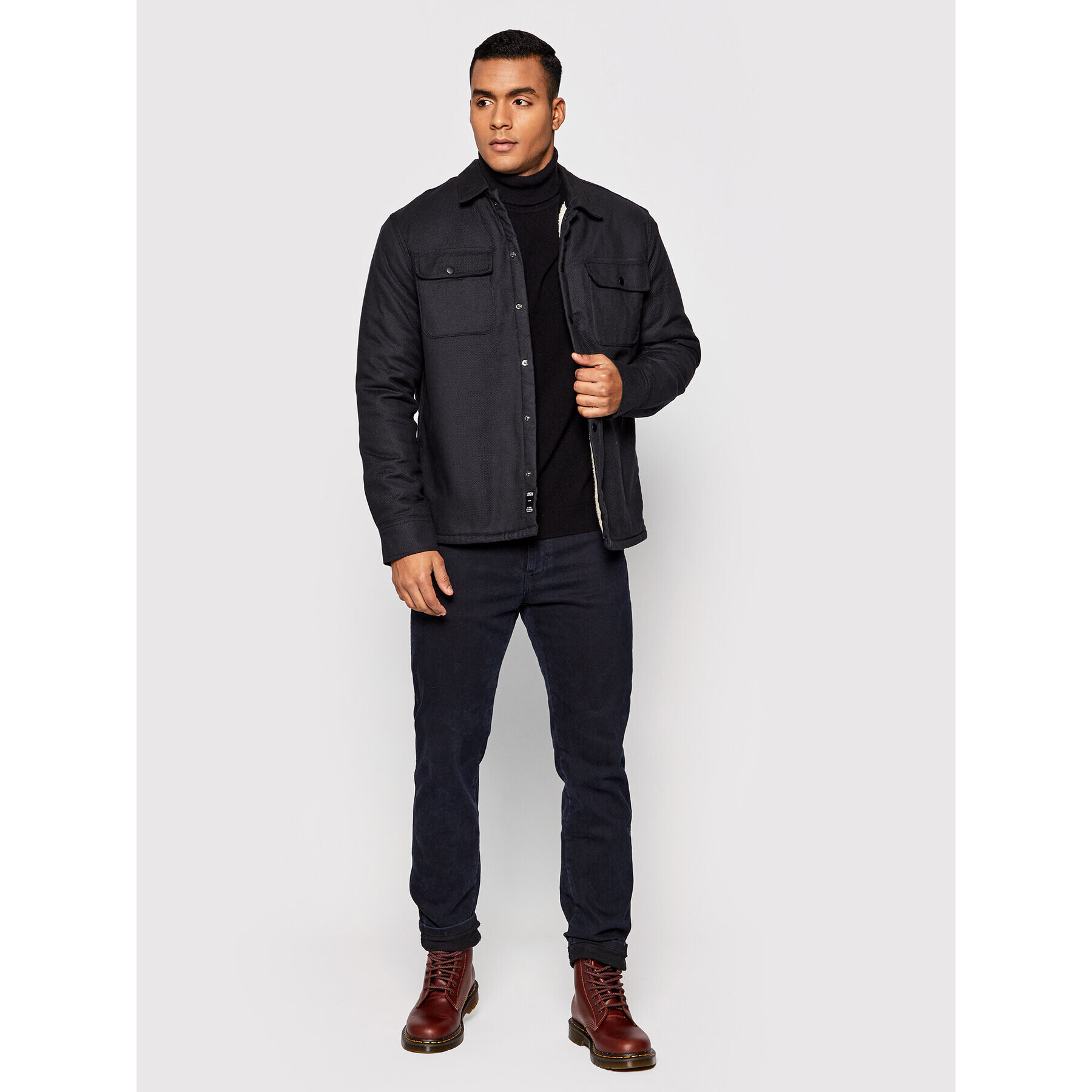 Jack&Jones Преходно яке Kirk 12198419 Черен Comfort Fit - Pepit.bg