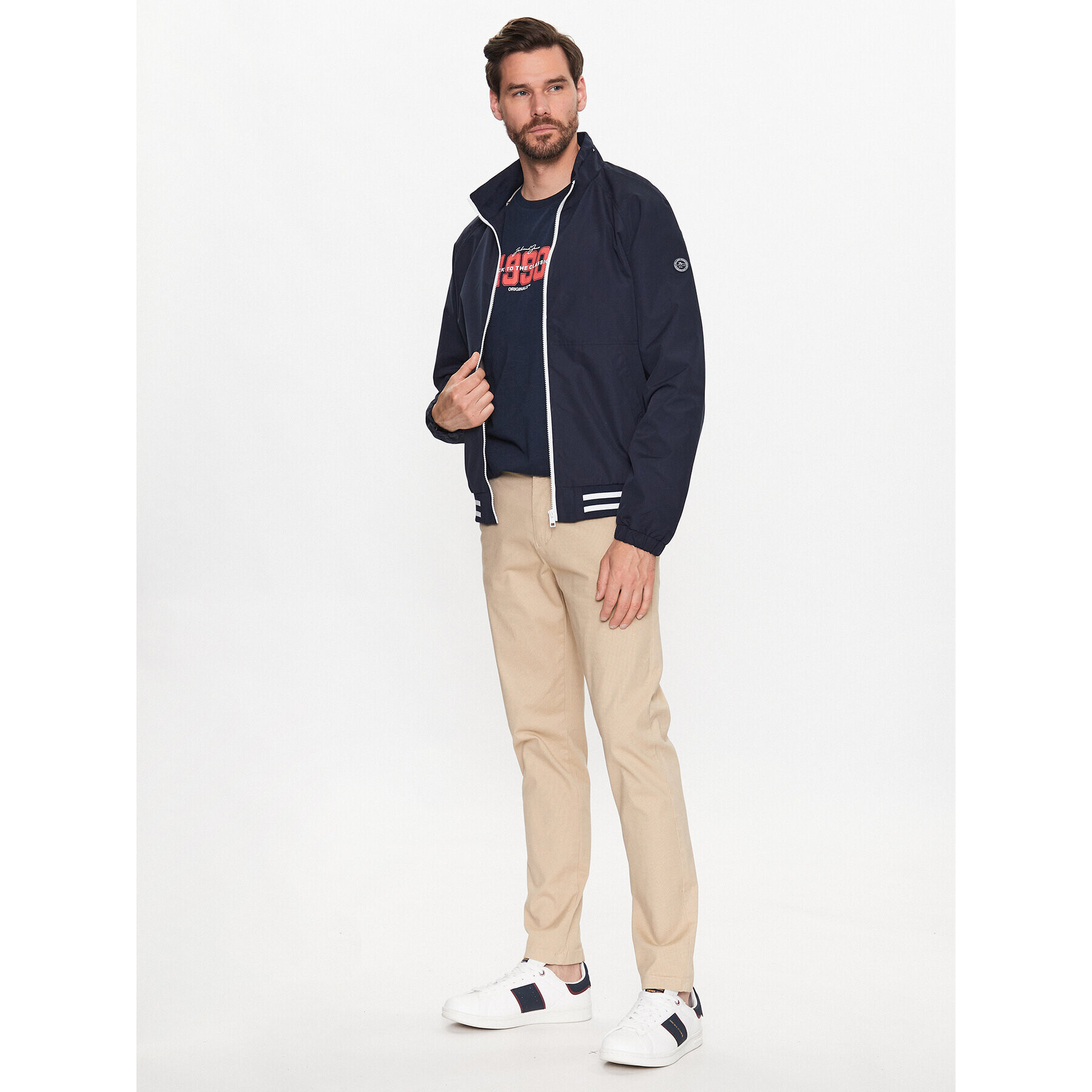 Jack&Jones Преходно яке Luke 12203397 Тъмносин Regular Fit - Pepit.bg