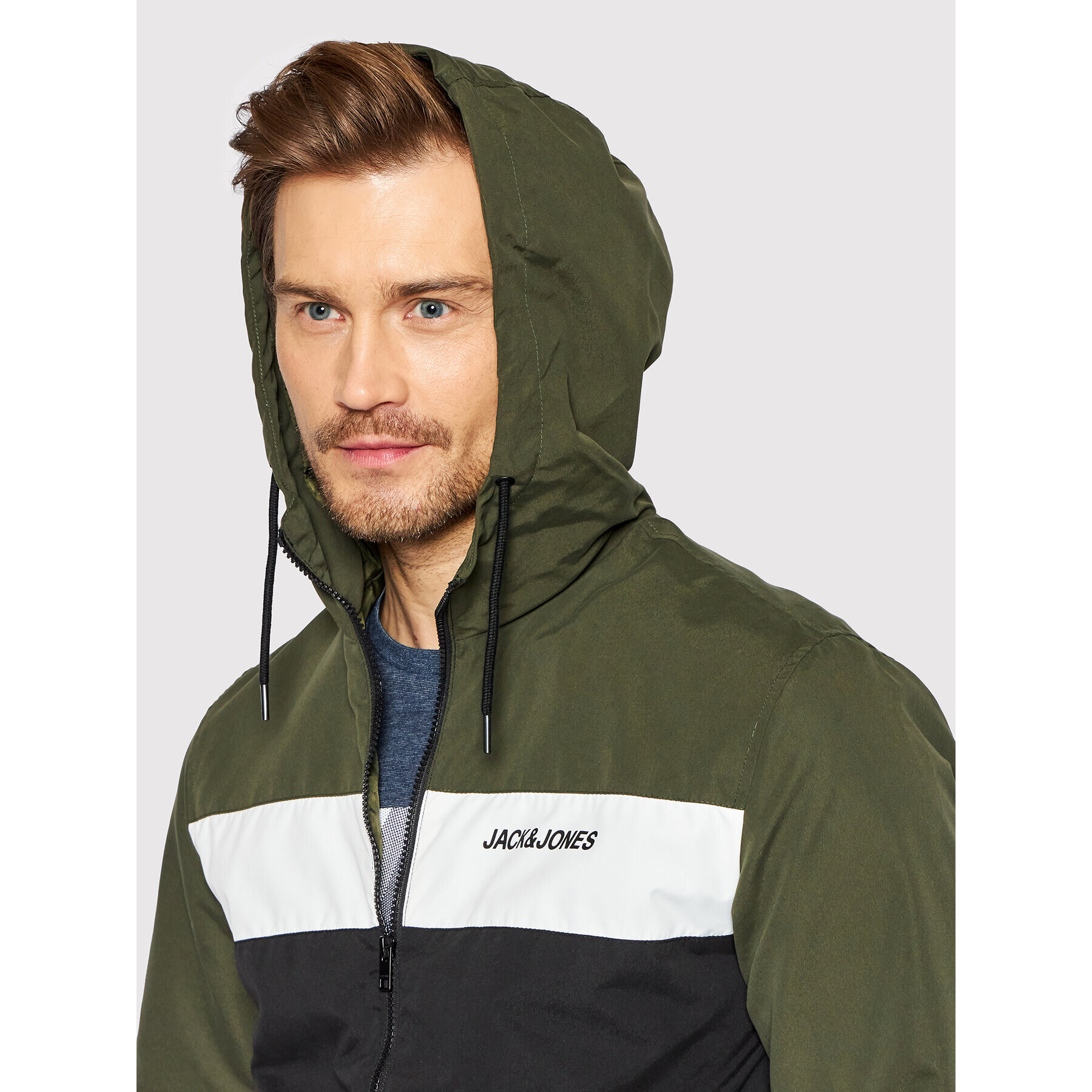 Jack&Jones Преходно яке Rush 12200208 Зелен Regular Fit - Pepit.bg