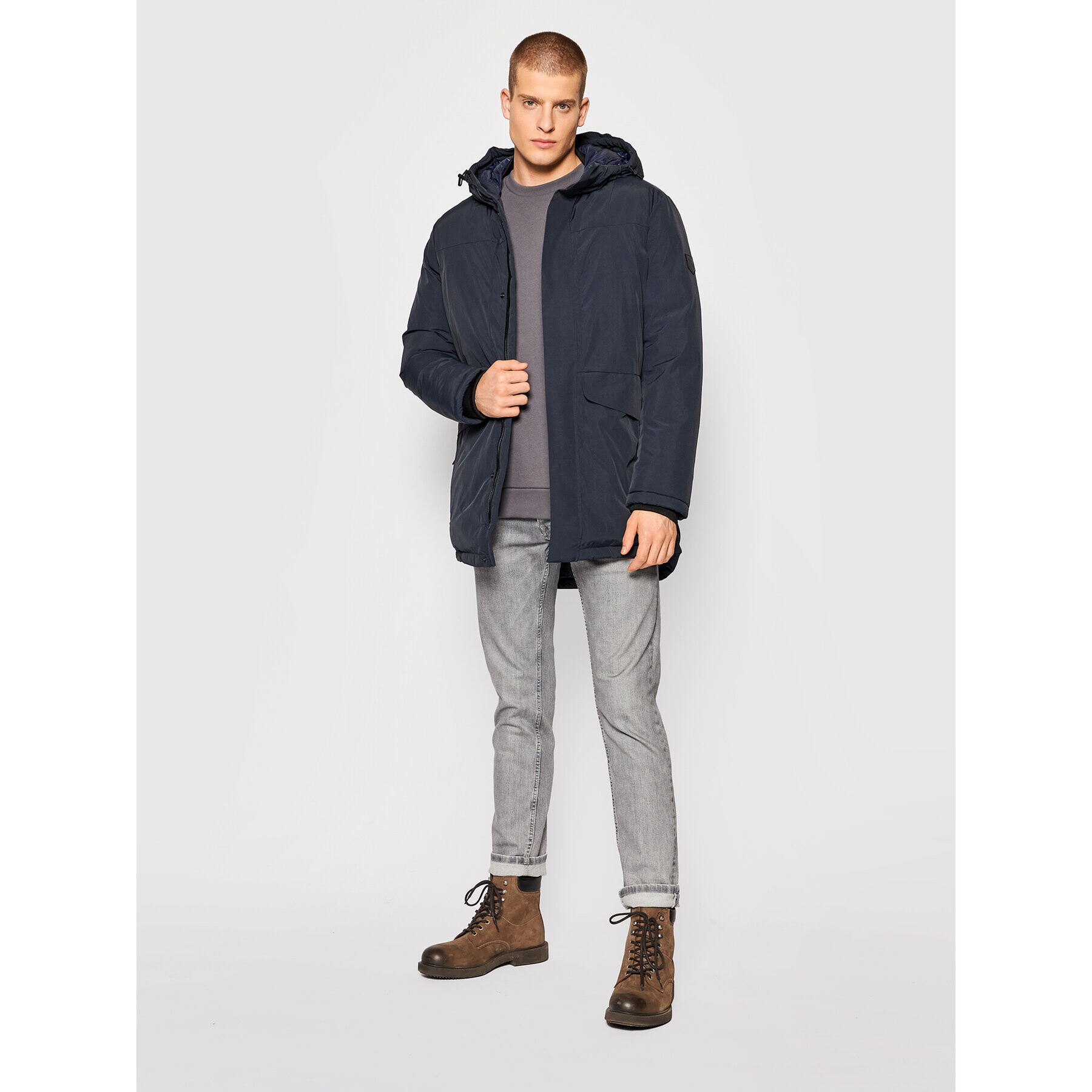 Jack&Jones PREMIUM Парка Blaharold 12192814 Тъмносин Regular Fit - Pepit.bg