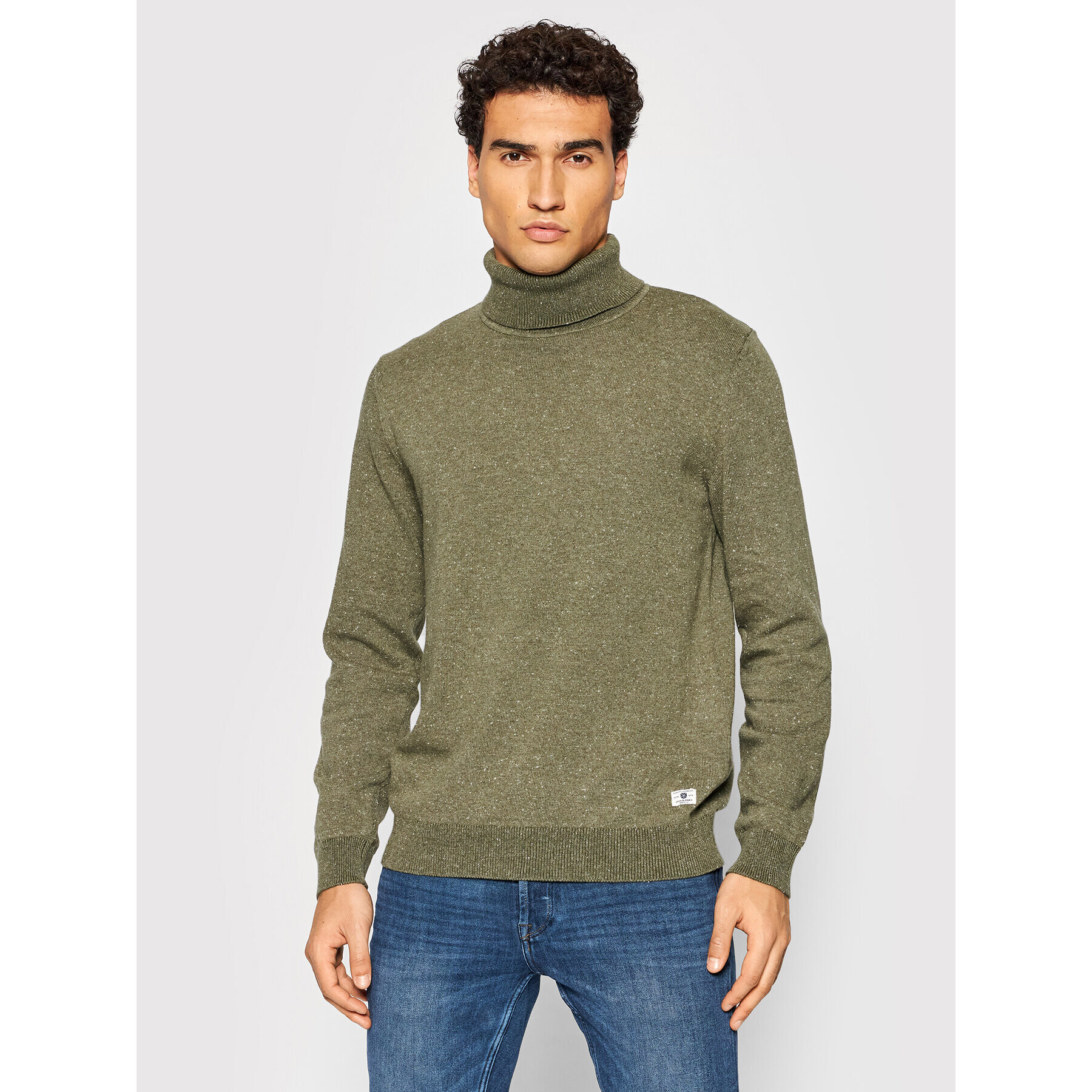 Jack&Jones PREMIUM Поло Morris 12192496 Зелен Regular Fit - Pepit.bg