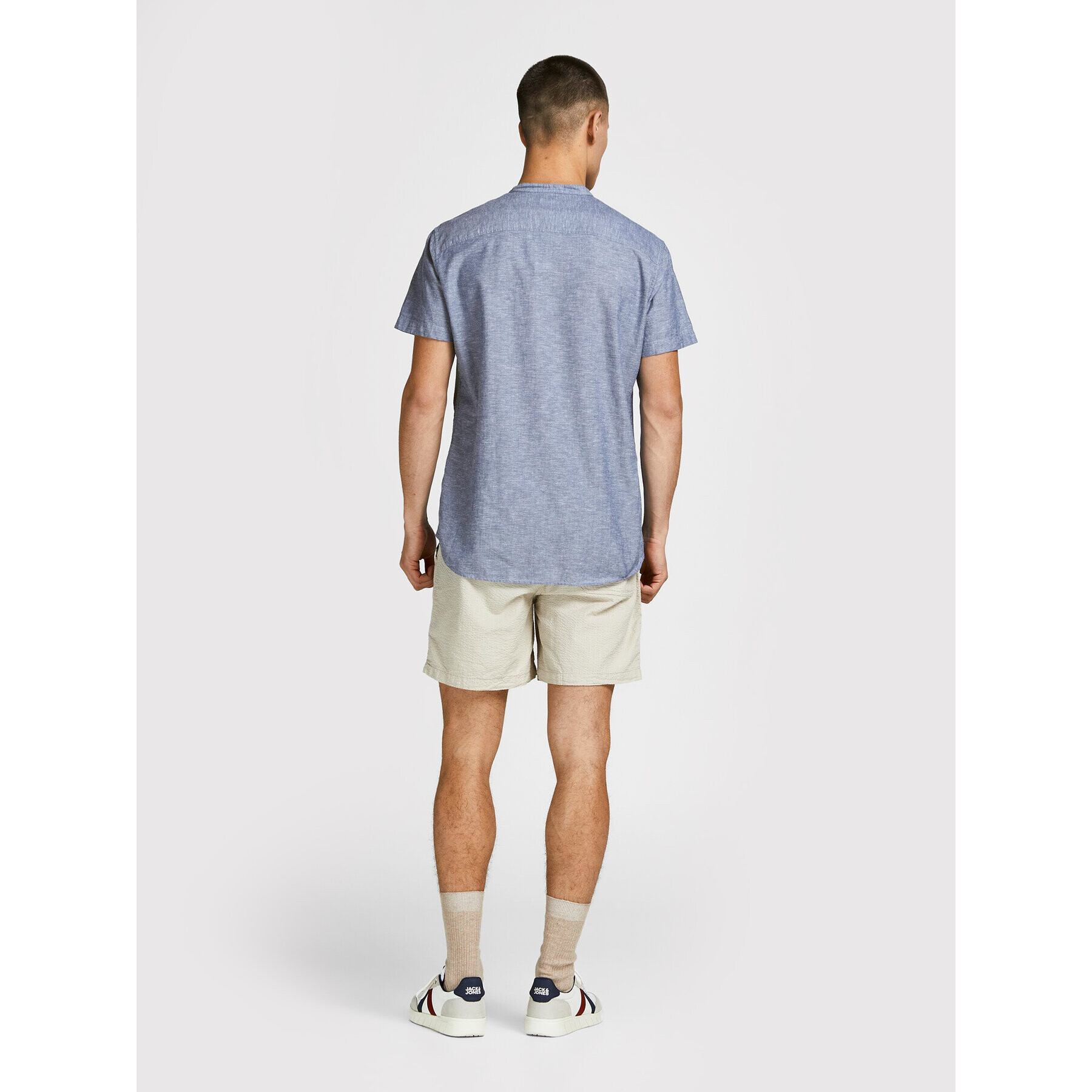 Jack&Jones PREMIUM Риза Summer 12208479 Син Slim Fit - Pepit.bg