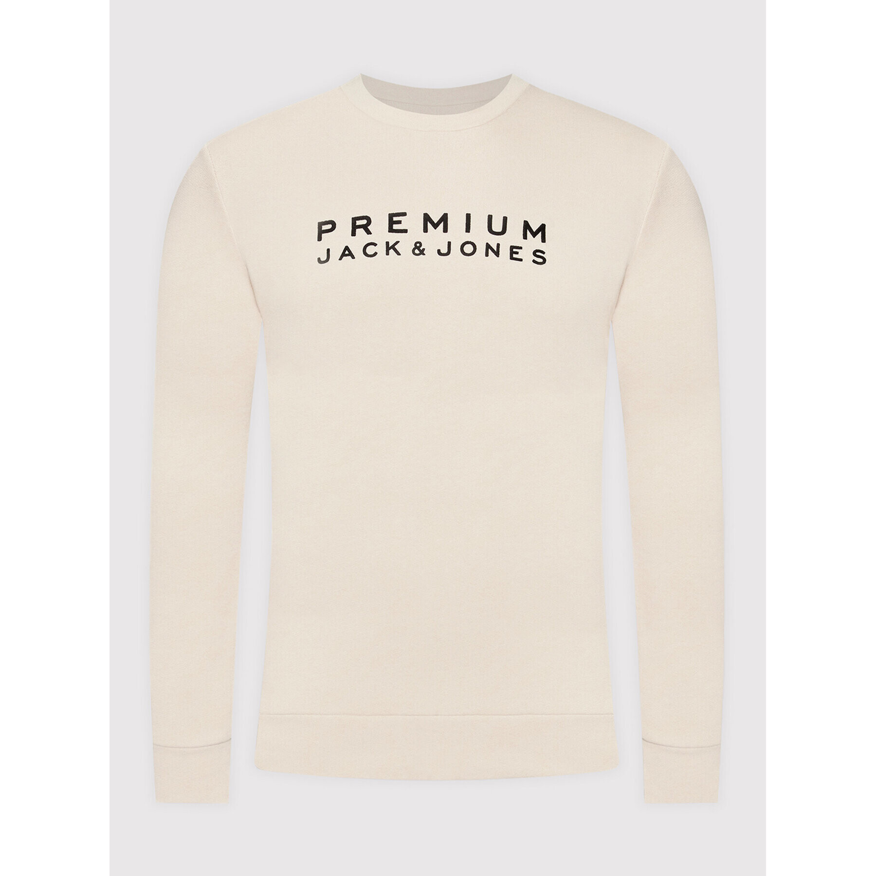 Jack&Jones PREMIUM Суитшърт Blalogo 12195086 Бежов Regular Fit - Pepit.bg
