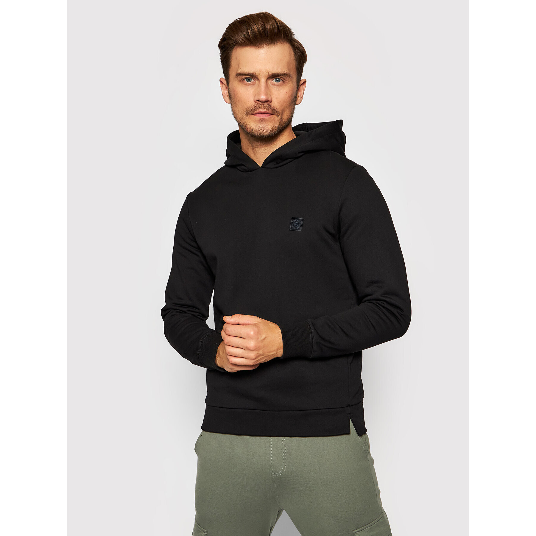 Jack&Jones PREMIUM Суитшърт Blastudio 12188033 Черен Sweat Fit - Pepit.bg