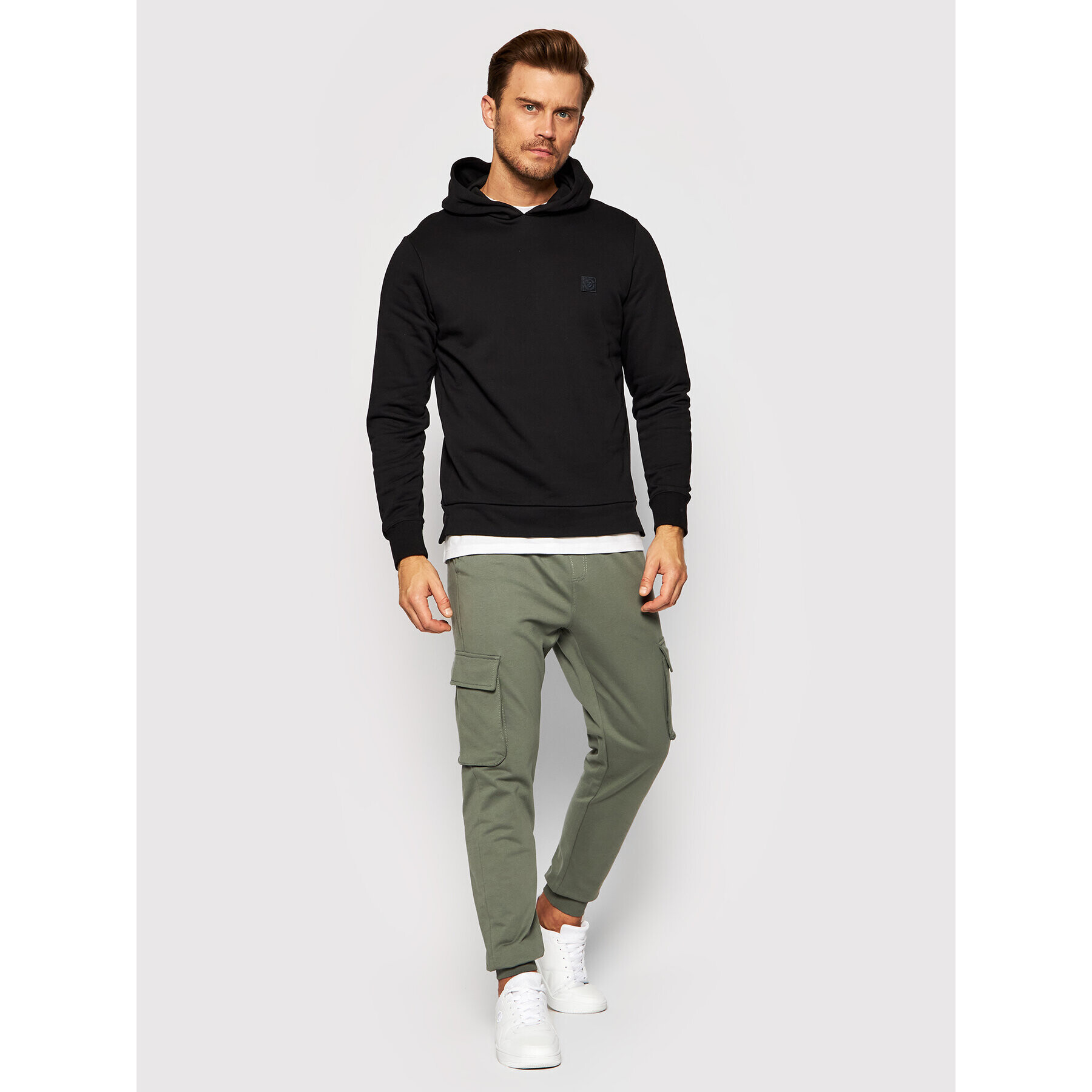 Jack&Jones PREMIUM Суитшърт Blastudio 12188033 Черен Sweat Fit - Pepit.bg