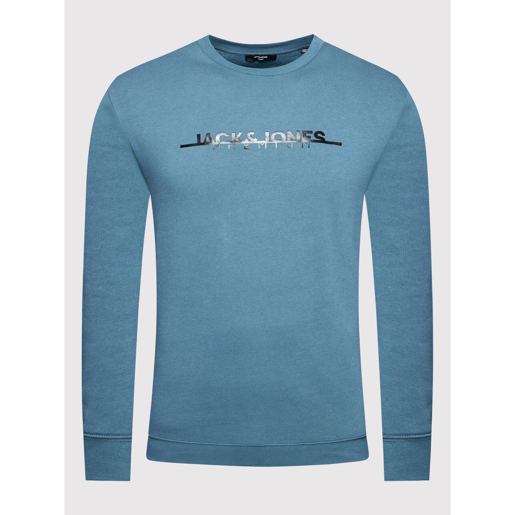 Jack&Jones PREMIUM Суитшърт Graphic Logo 12197602 Син Regular Fit - Pepit.bg
