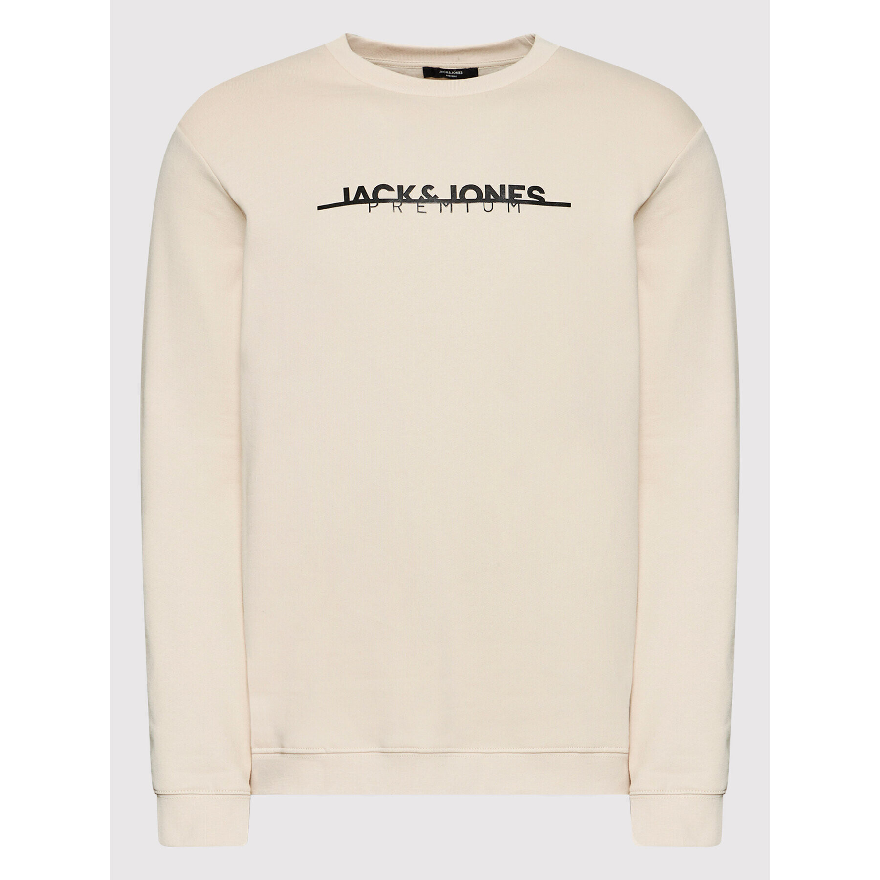 Jack&Jones PREMIUM Суитшърт Logo 12197602 Бежов Regular Fit - Pepit.bg