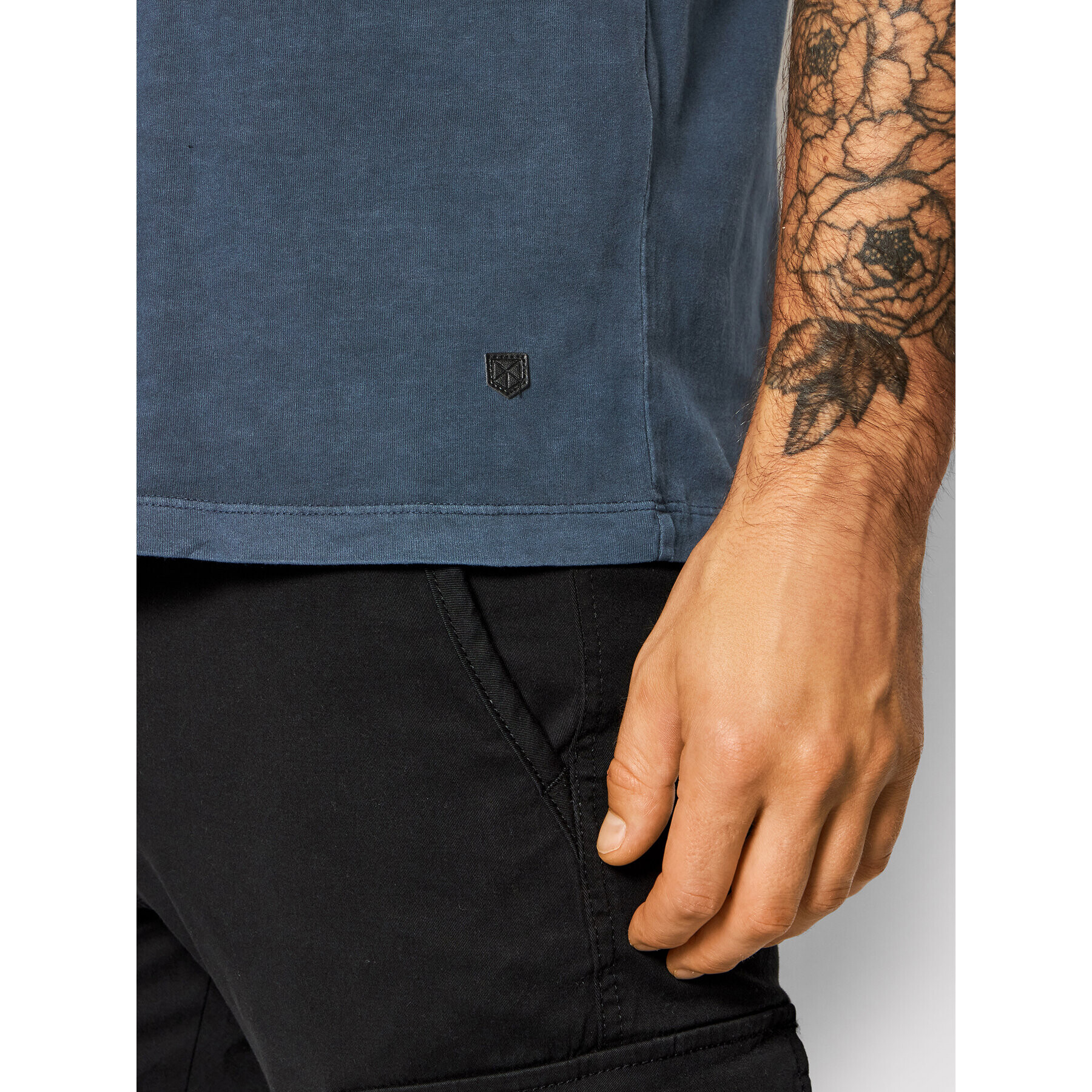 Jack&Jones PREMIUM Тишърт Blarhett 12191022 Тъмносин Relaxed Fit - Pepit.bg