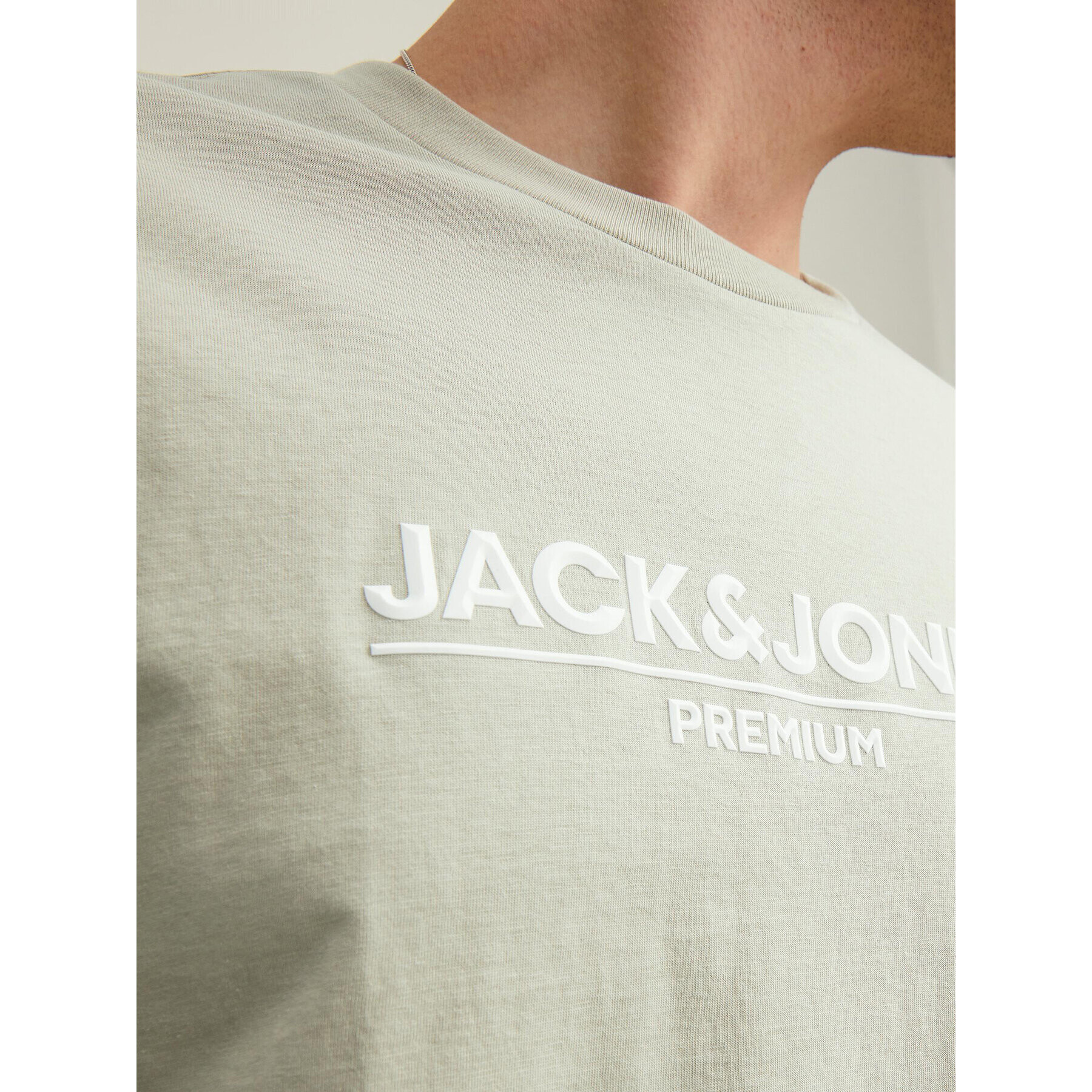 Jack&Jones Тишърт Branding 12205731 Зелен Regular Fit - Pepit.bg